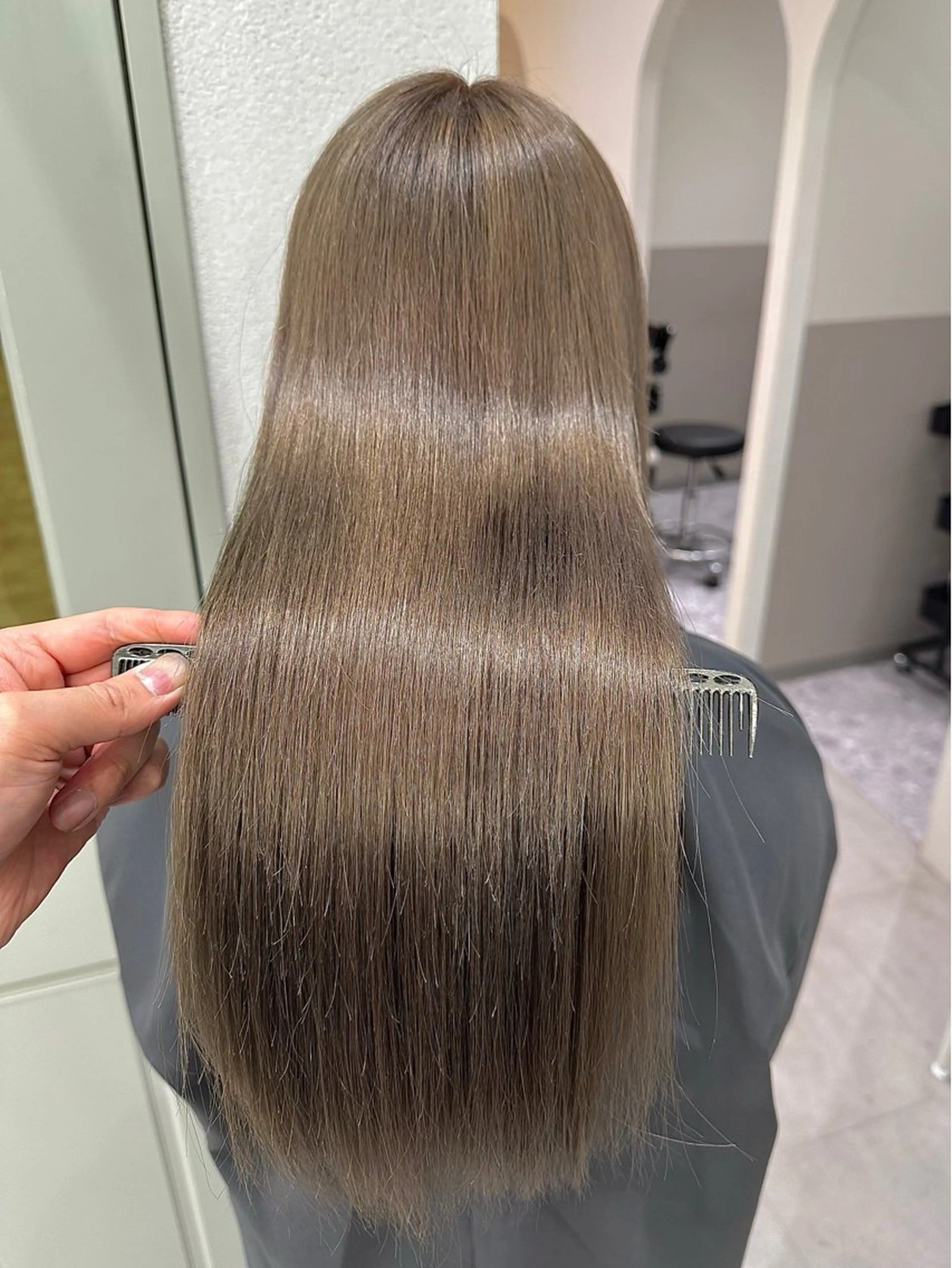 🦄ケアブリーチカラー(ケアブリーチ＋ケアカラー)＋3step超音波トリートメント🦄の写真