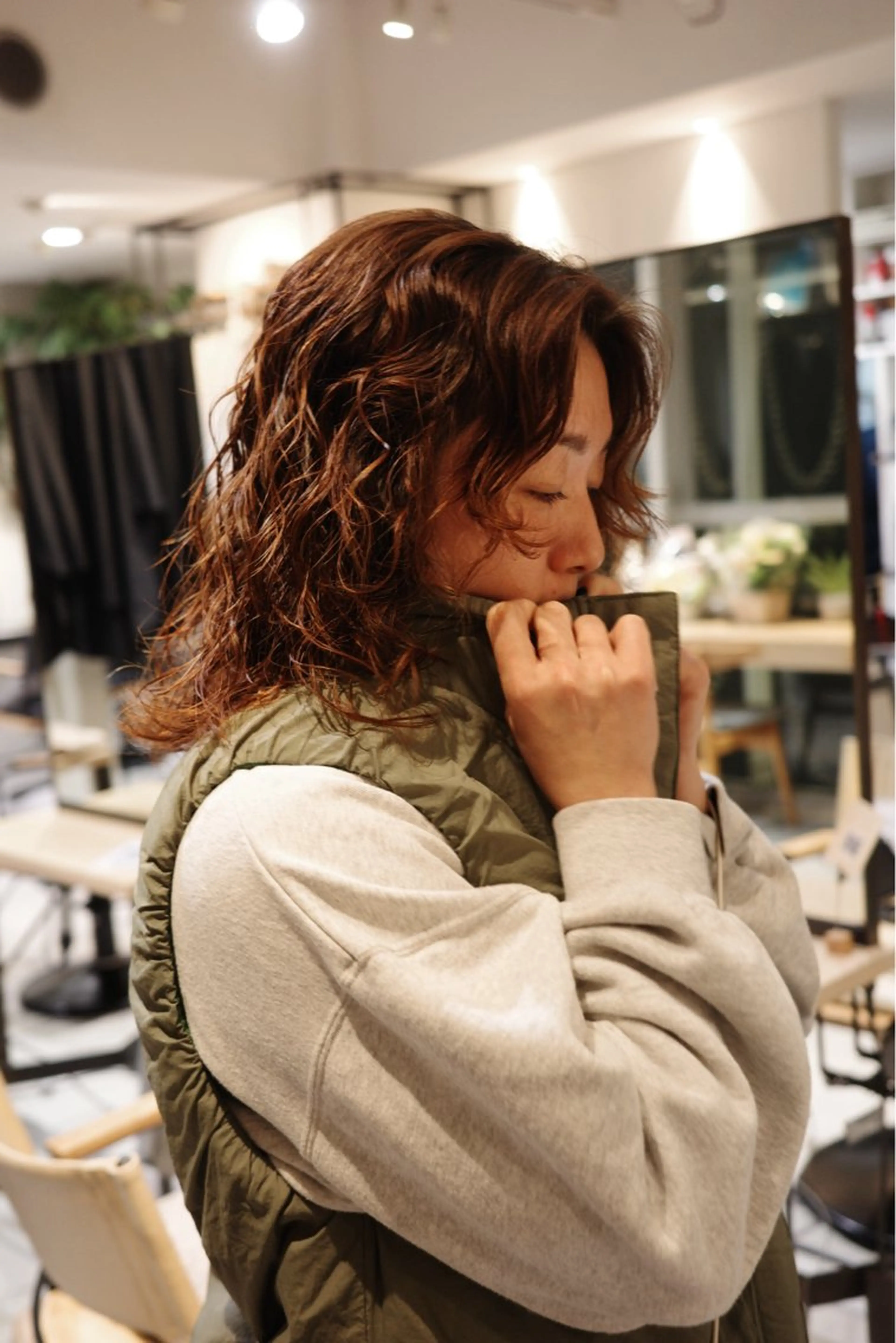 ミディアム パーマ 🌀渋谷ボブパーマ 🌀河野瑠太のヘアスタイル