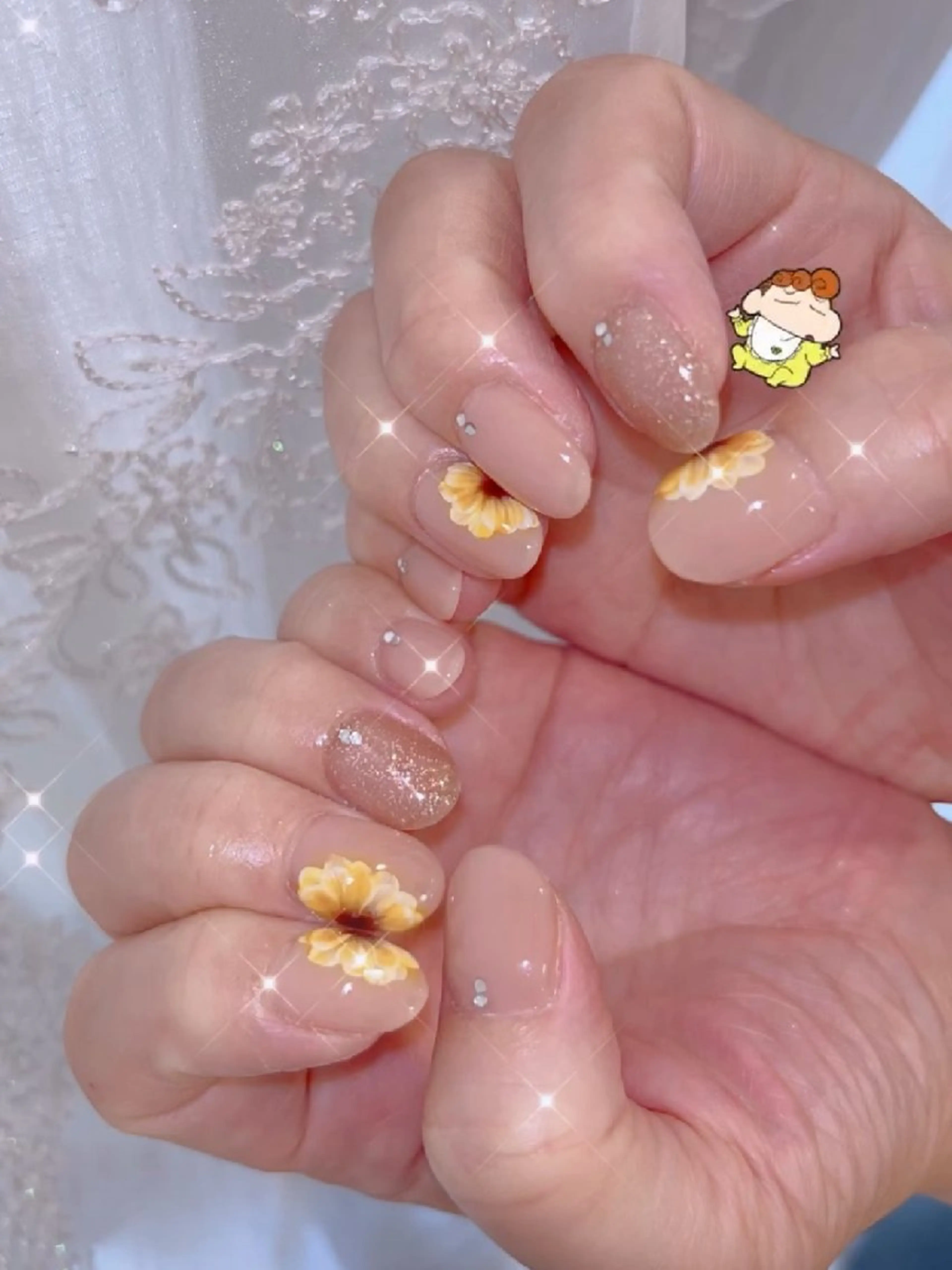 ネイル 長さ出し ジェルネイル 韓国ネイル マグネットネイル ニュアンスネイル ハンドネイル I LOVE ME NAIL.｡.:*♡のネイルデザイン