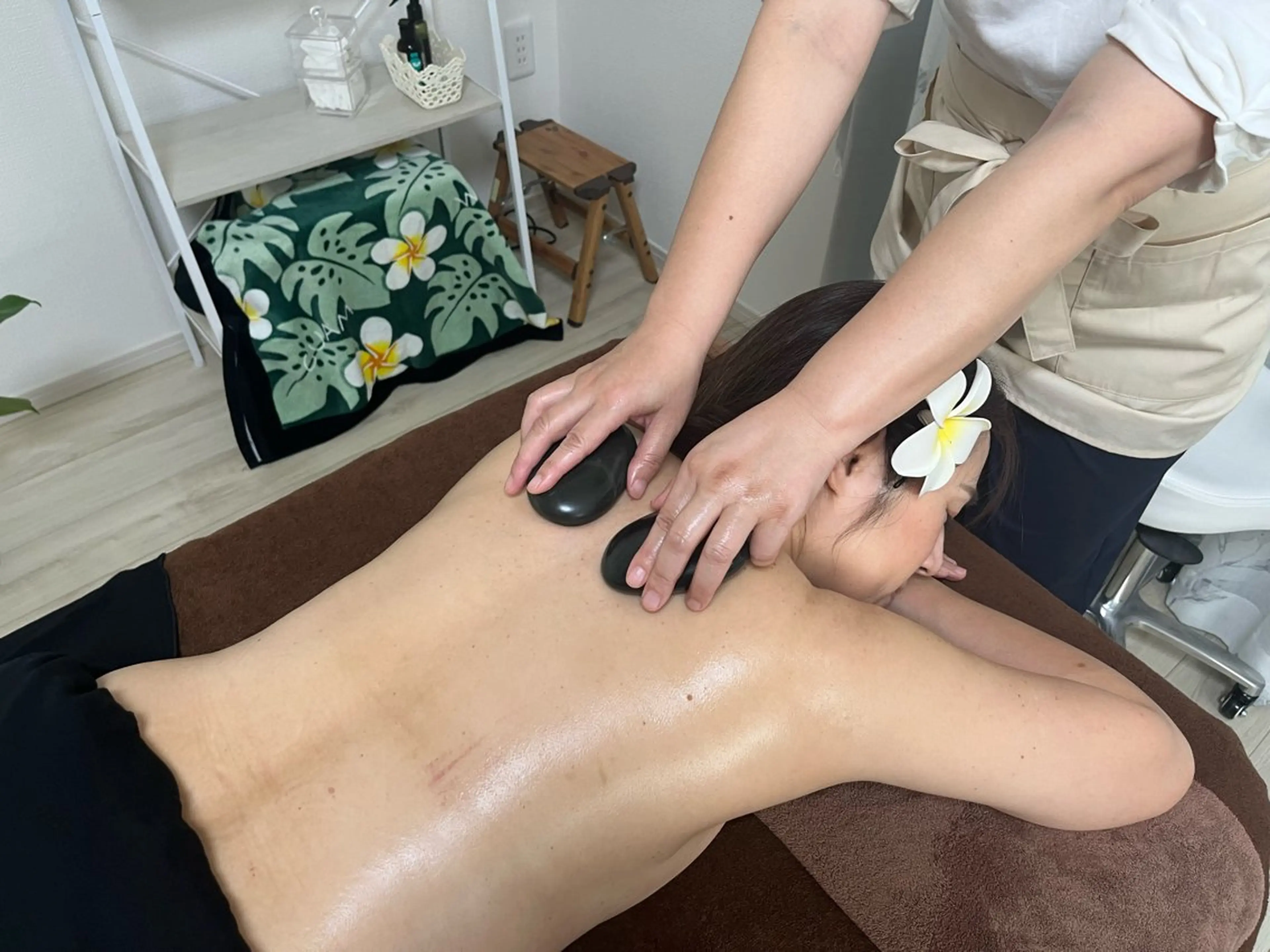 【ミニモ限定】ホットストーン＆ロミロミ90分の写真