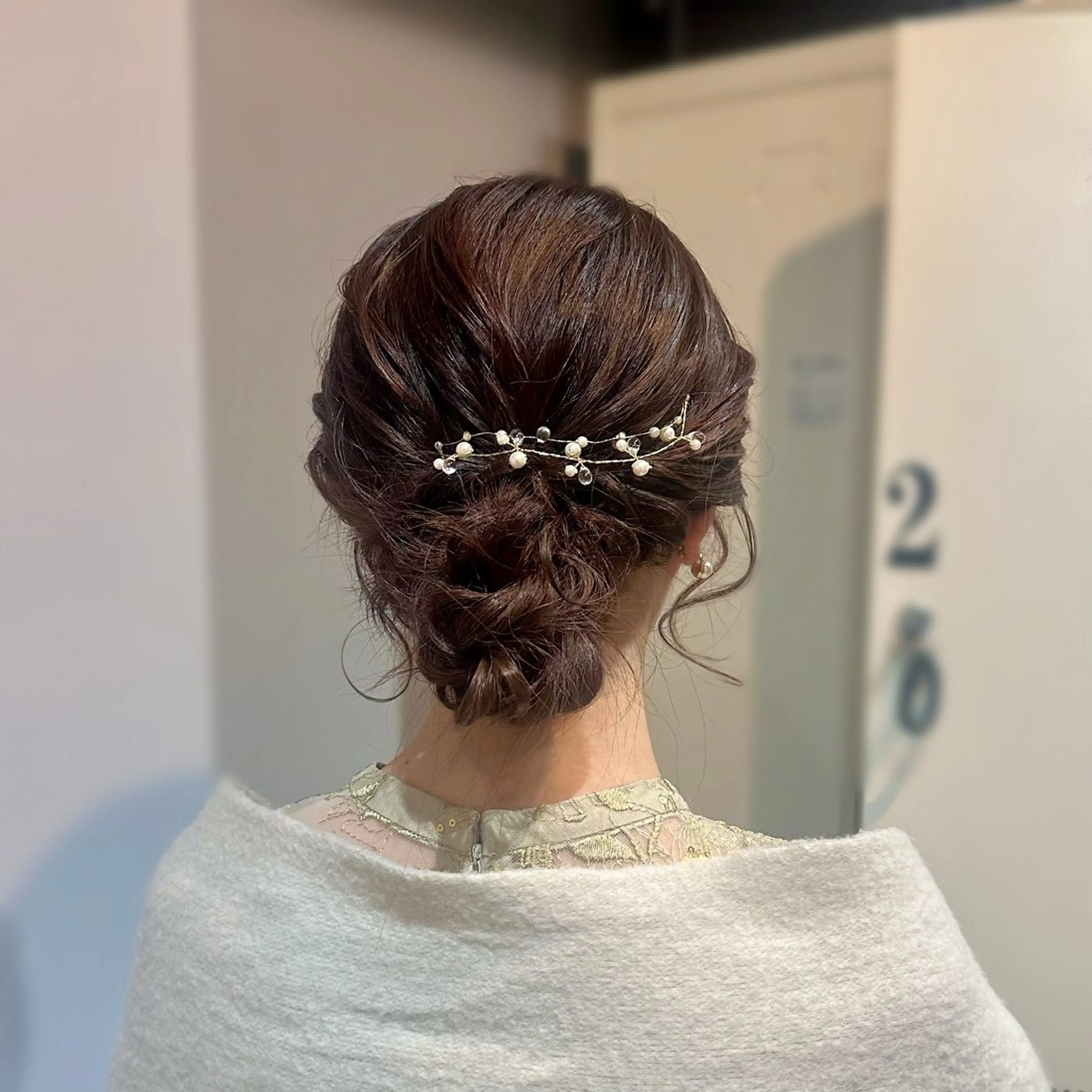 セミロング ヘアアレンジ ヘアセット 縮毛矯正+モテカラー 🎀✨MIHOのヘアスタイル