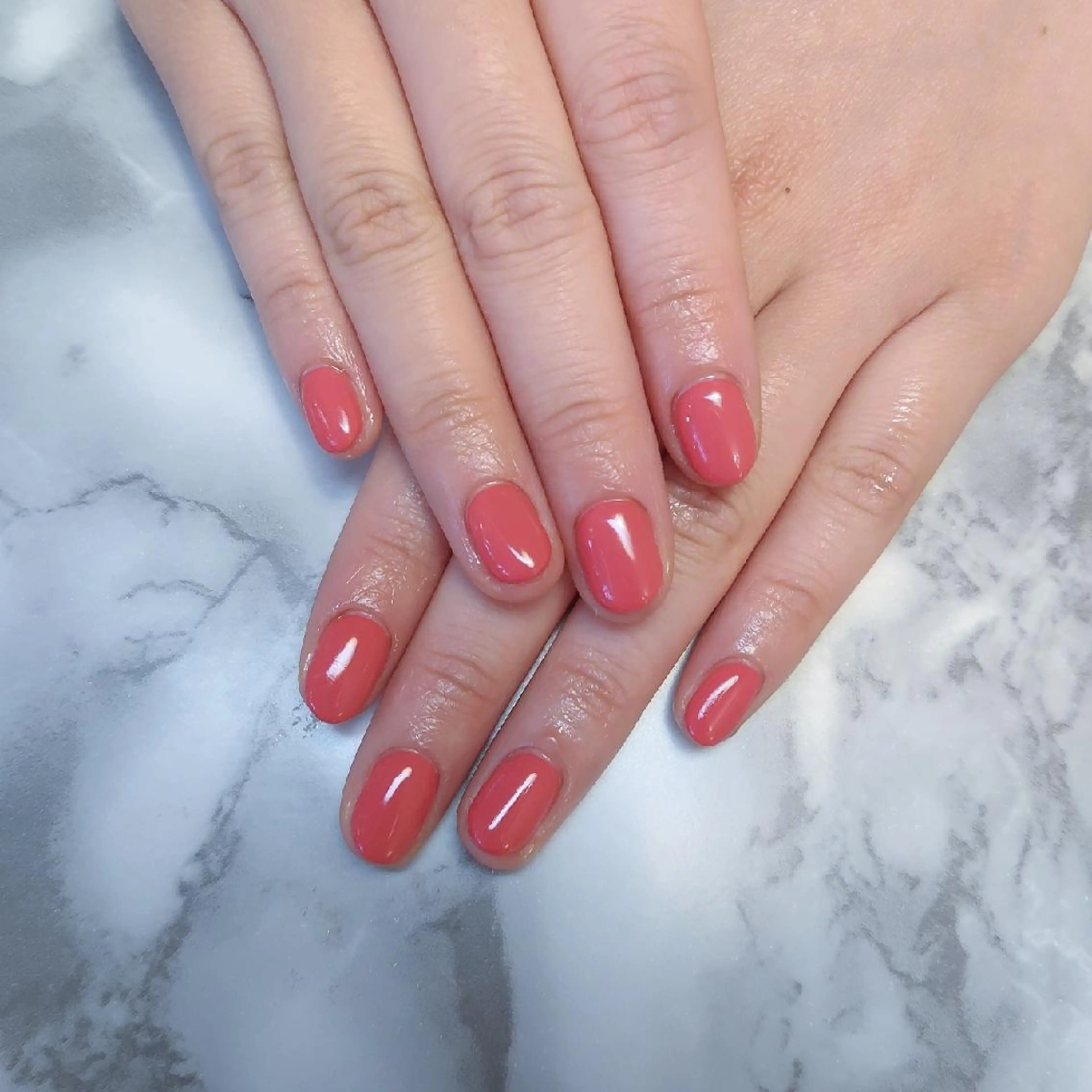 ネイル ワンカラーネイル ジェヌインネイル 河内のネイルデザイン