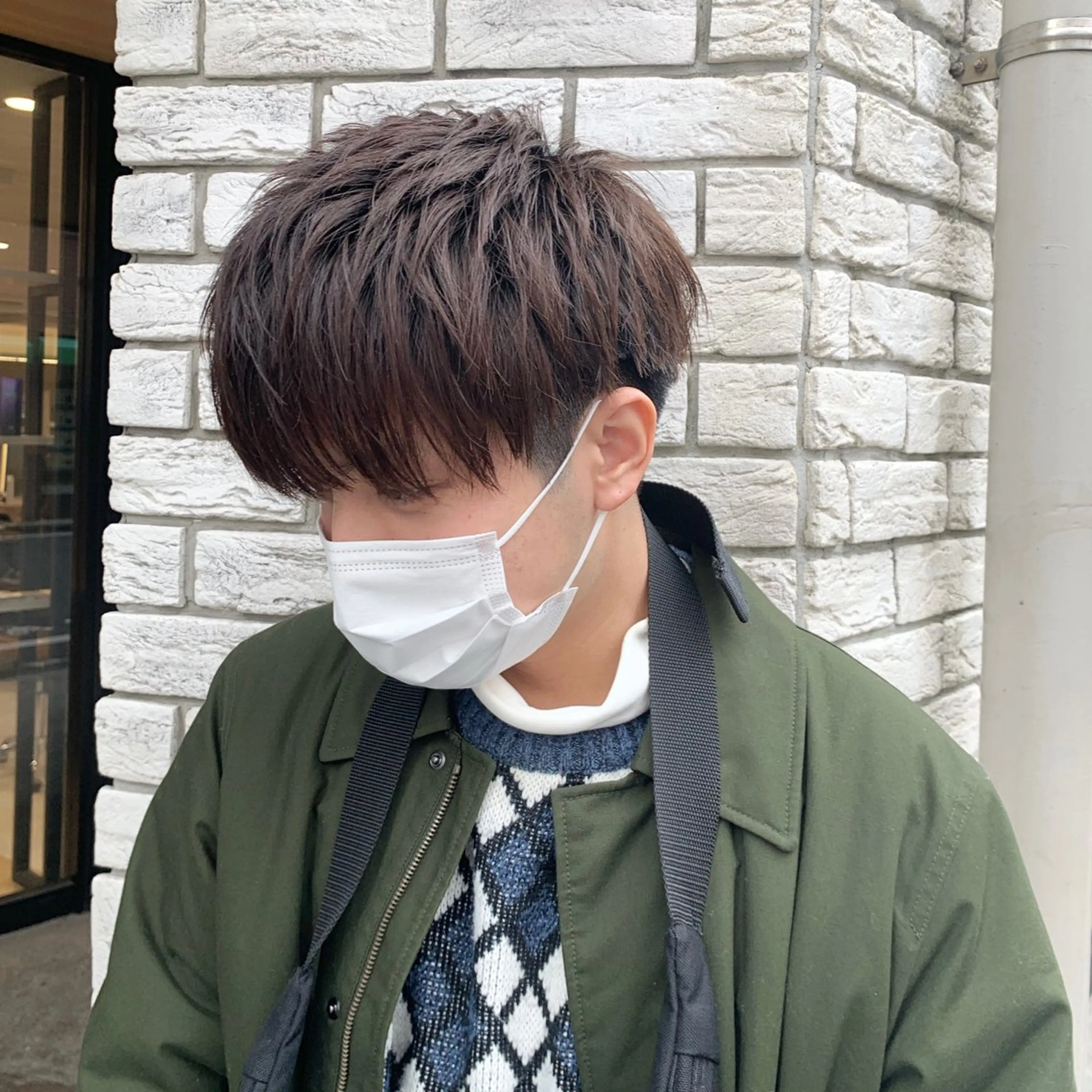 メンズ フェザー/ニュアンス パーマ/ryutoのヘアスタイル