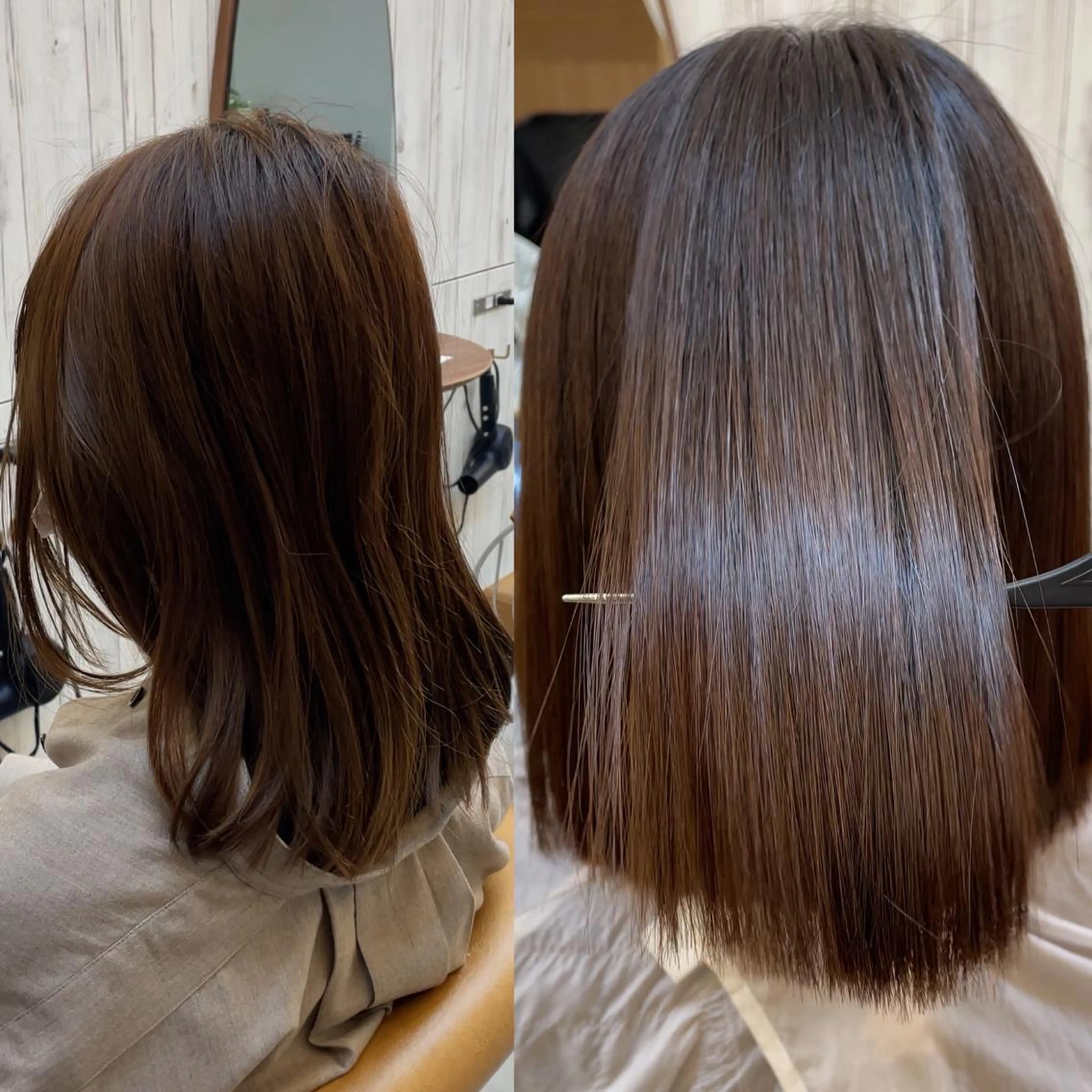 ミディアム ボブ 縮毛矯正 メンズ/韓国レイヤー /縮毛矯正/📍爽太のヘアスタイル