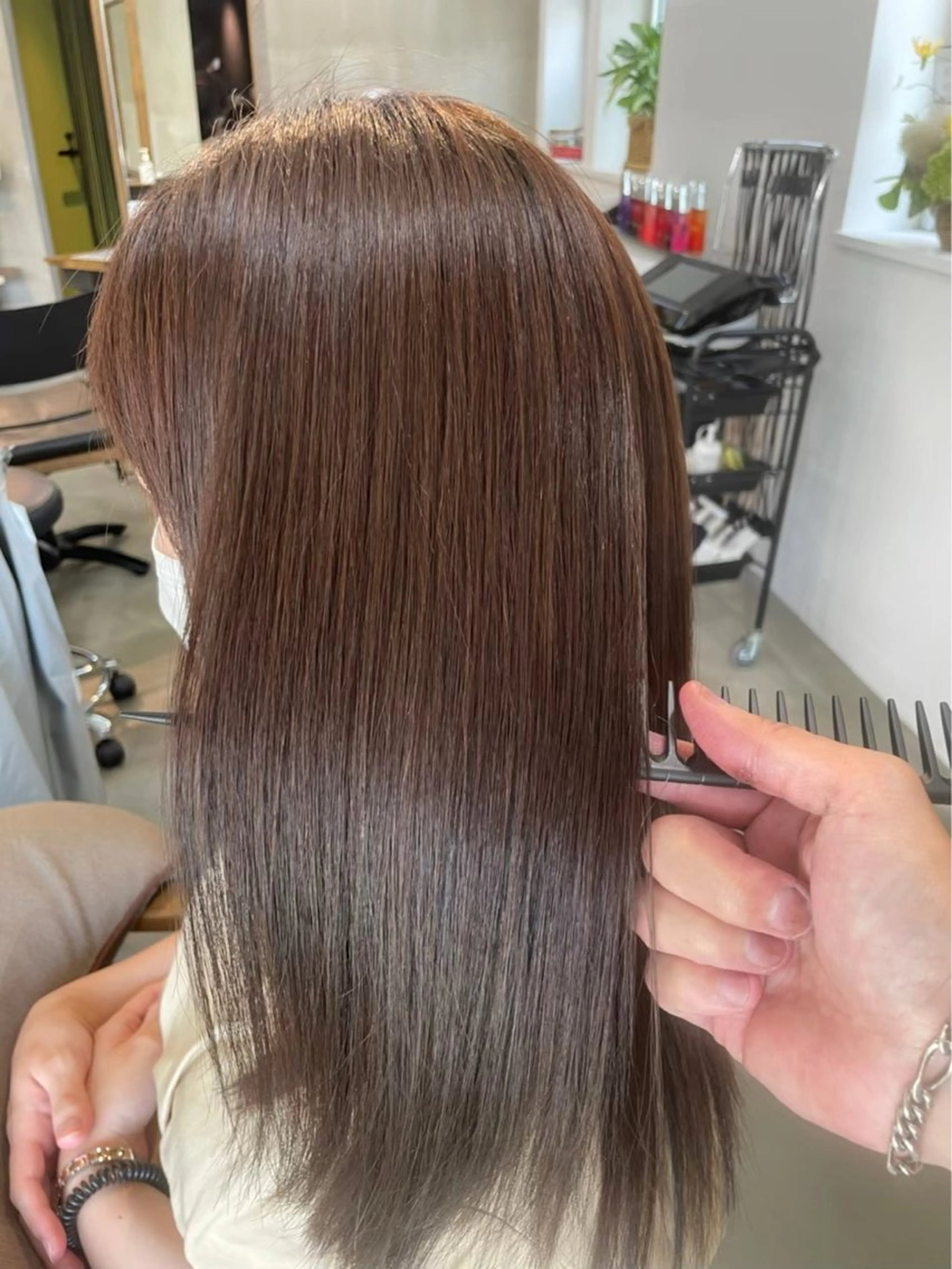 カラー くまざき　なな /メンズモデル募集のヘアスタイル