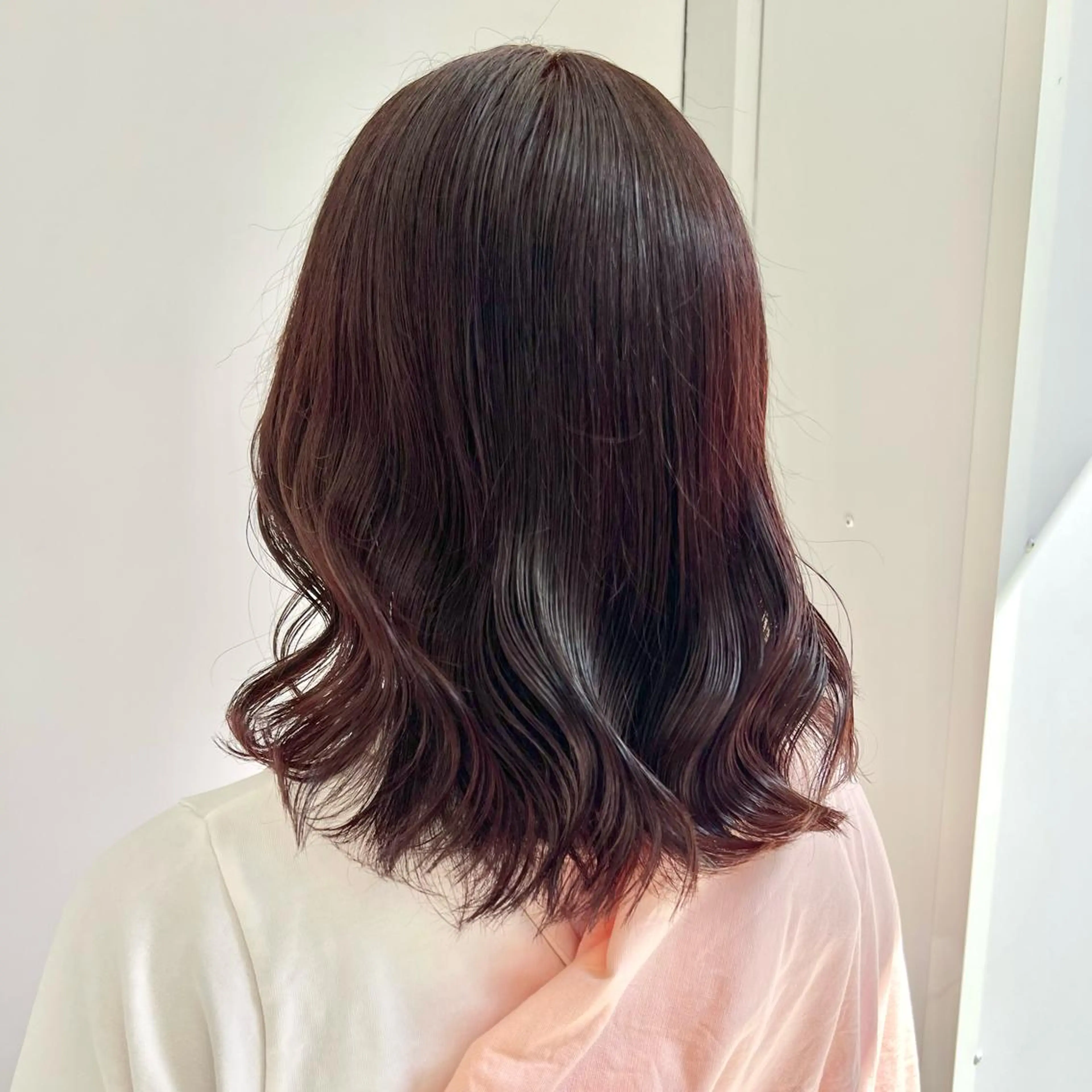 ミディアム カラー ブラウンカラー レッドカラー GrandStory SHIBUYA所属・卒業式お呼ばれ🕊️ ヘアセット✴︎ミキのヘアスタイル