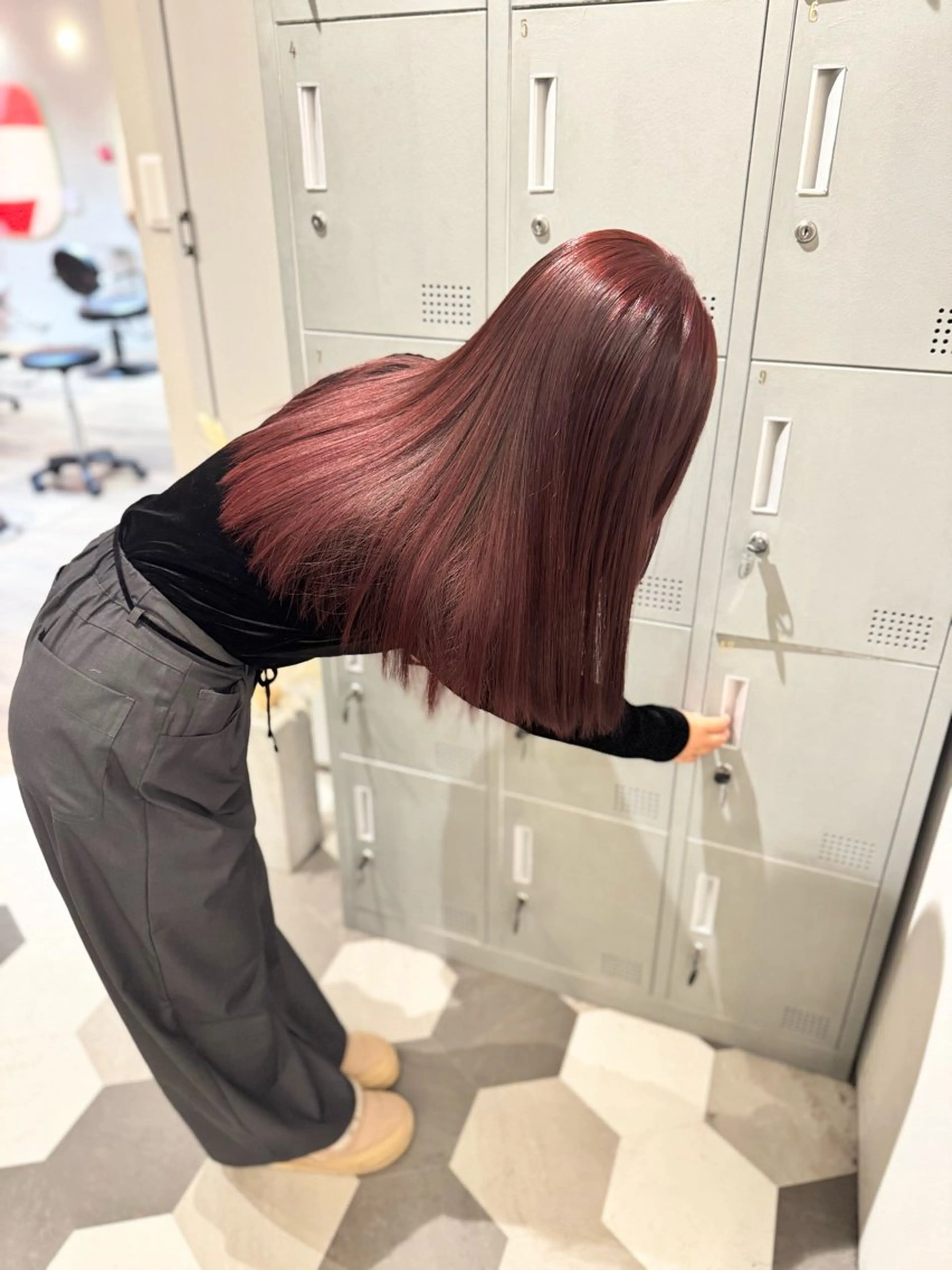 ミディアム ヘアカラー 【天満1艶髪】潤艶/ 髪質改善🌹釣本竜哉のヘアスタイル