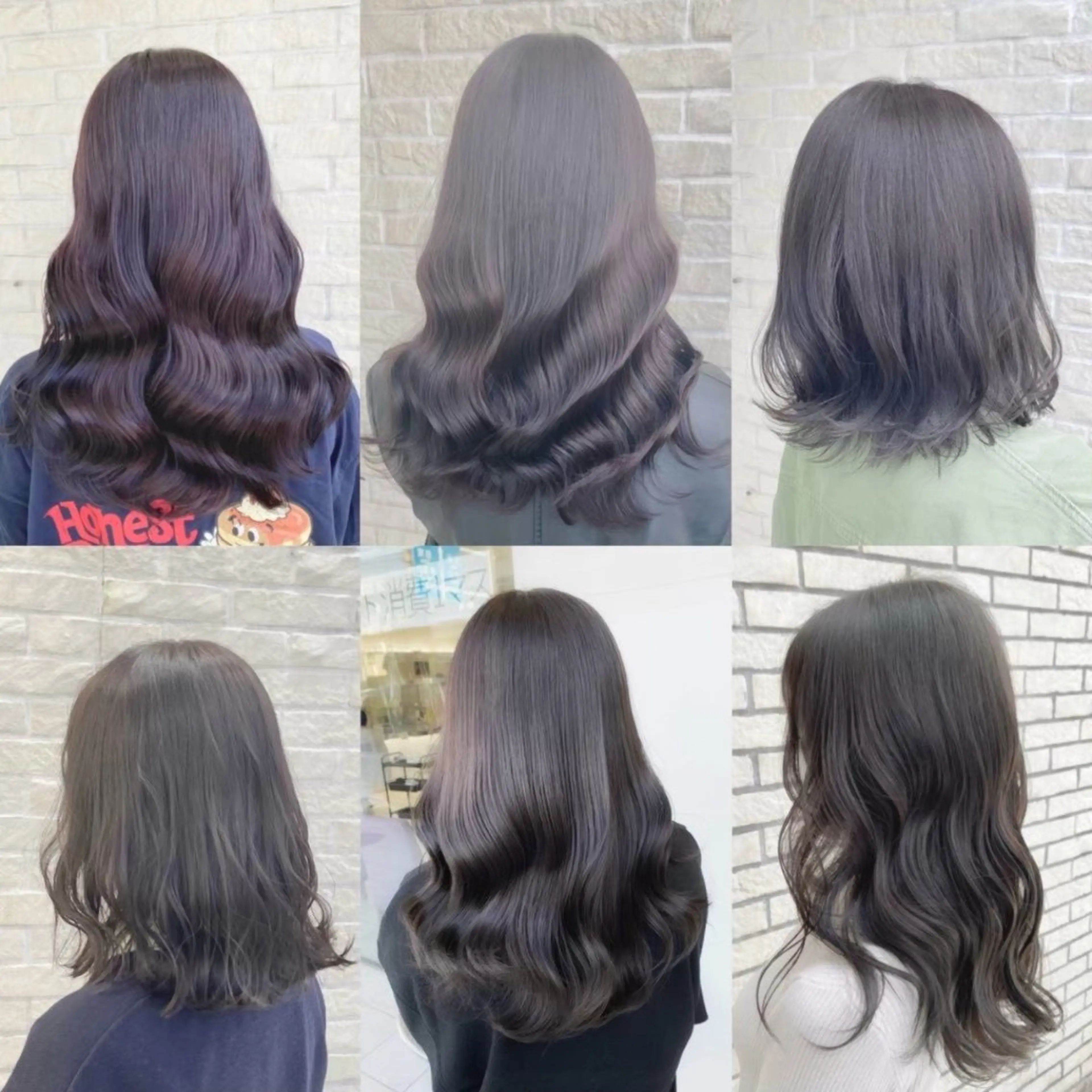 カラー 透明感カラー💎 岩崎美優のヘアスタイル