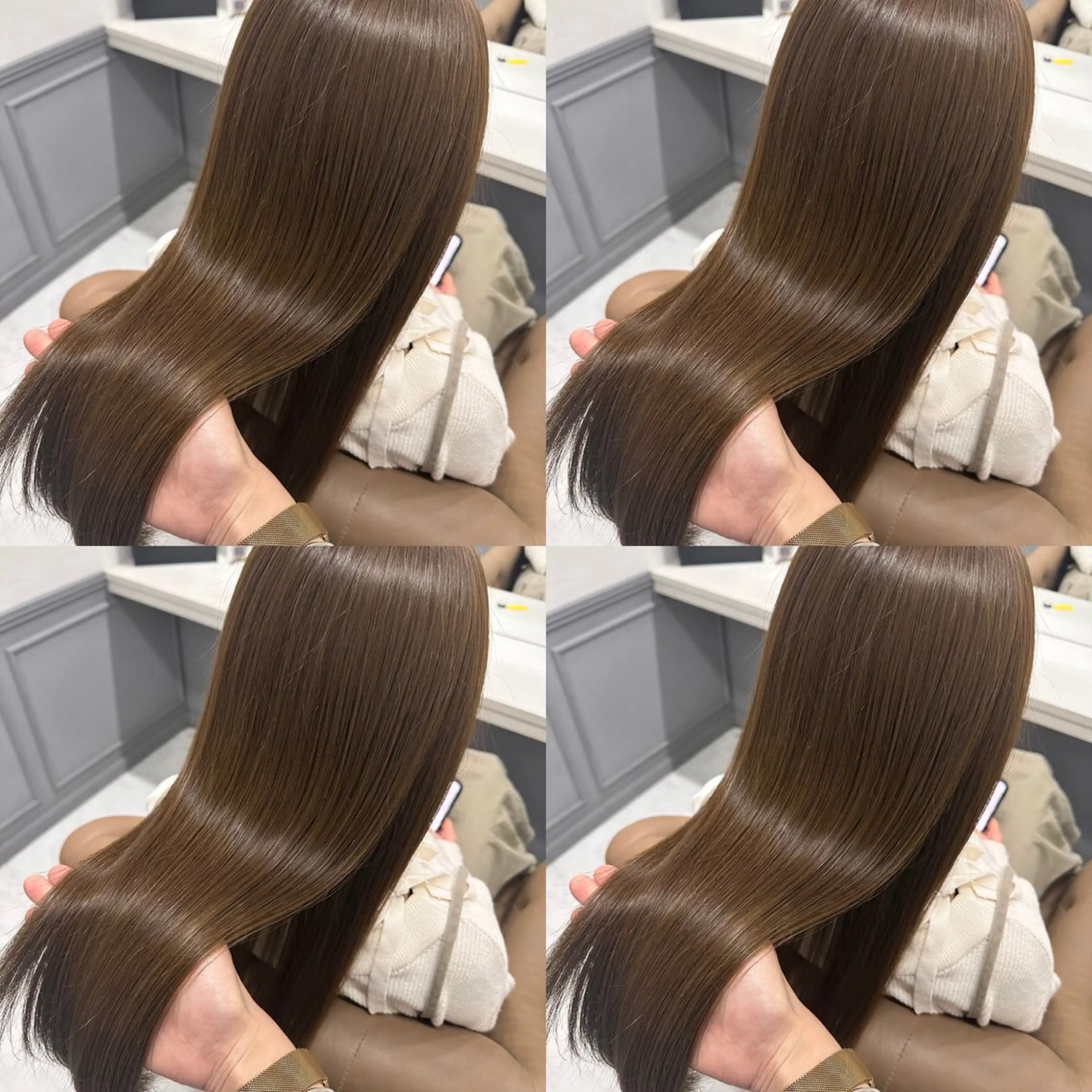 ロング カラー カット ヘアカラー トリートメント 髪質改善 艶髪カラー エクステ かいり✂️のヘアスタイル