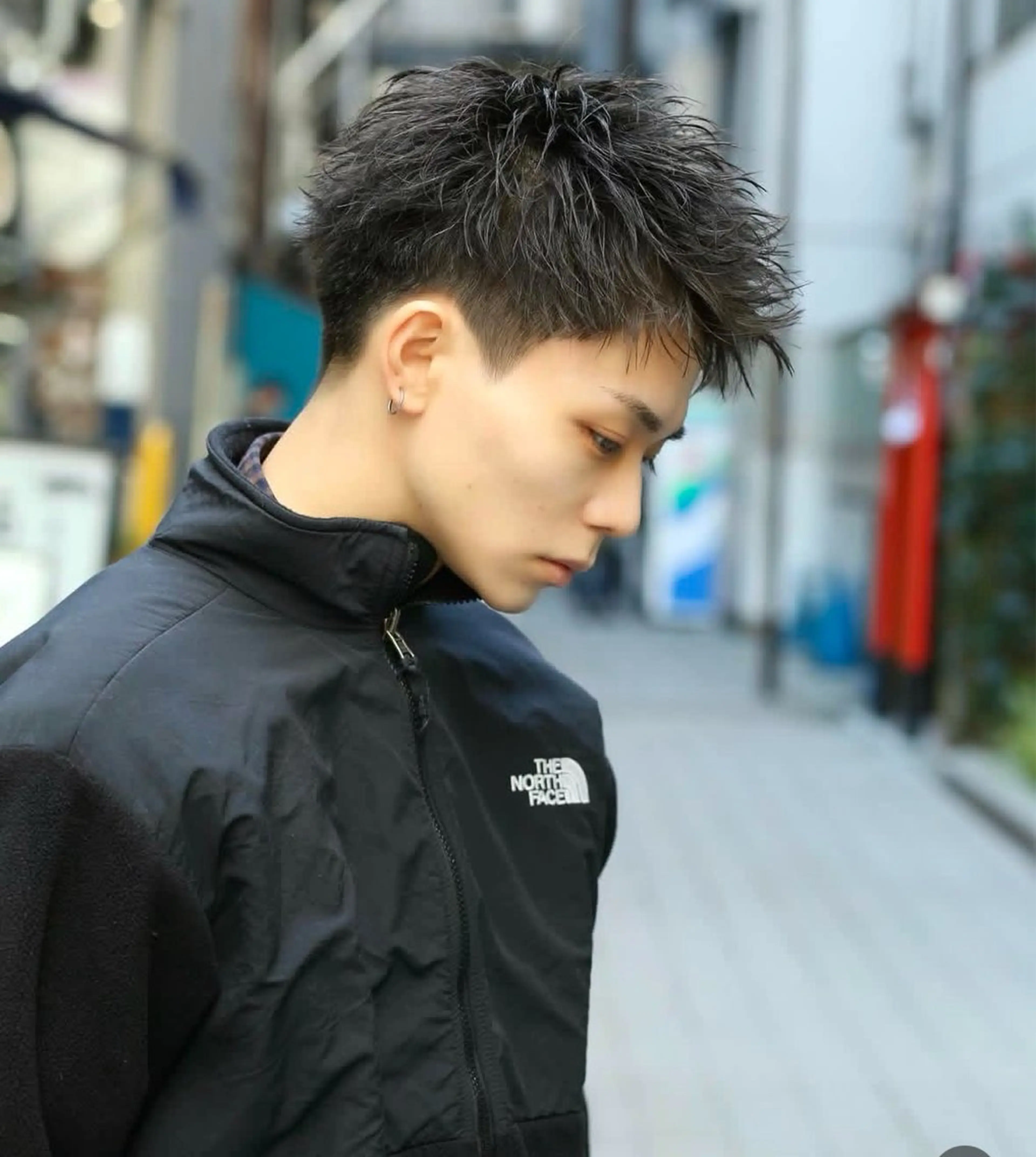 メンズ スパイキーショート 安永 来未のヘアスタイル
