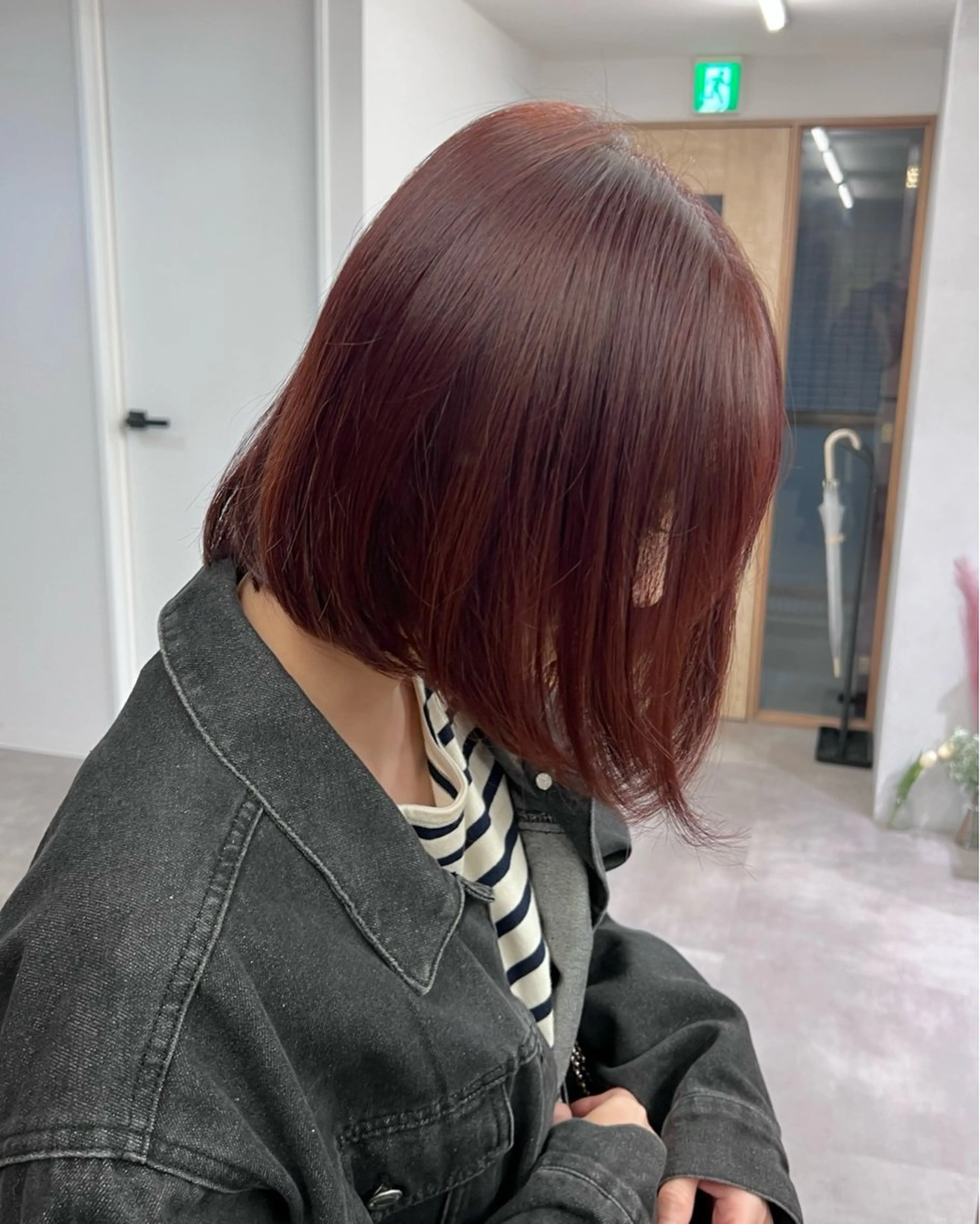 ショート カラー ブラウンカラー イルミナカラー ピンクカラー ピンクブラウン カット ヘアカラー トリートメント 🌿ダブルカラー/ 明大前/中村渓太のヘアスタイル