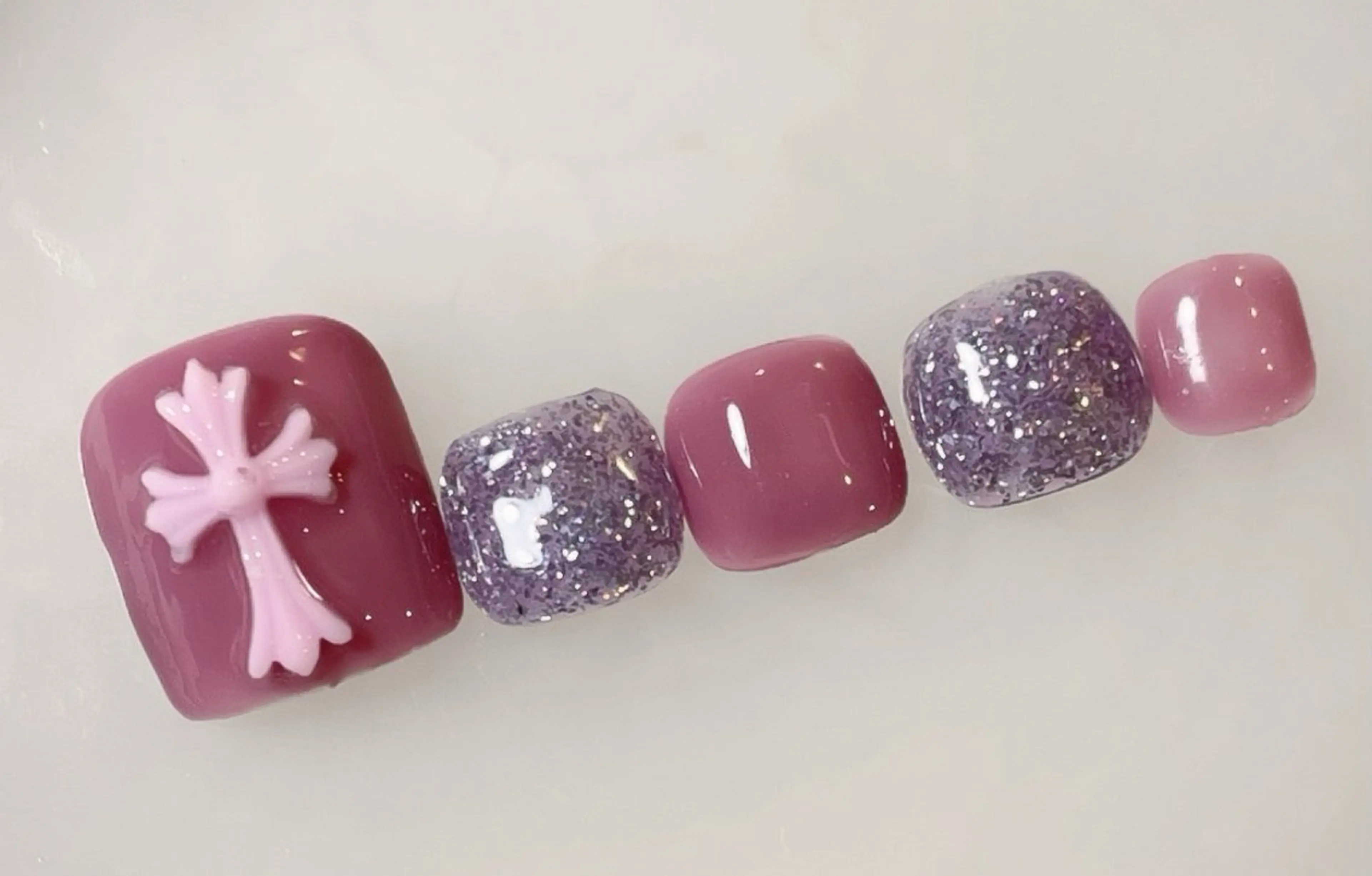 フットネイル🦶クロムパーツ！フットバス付き！の写真