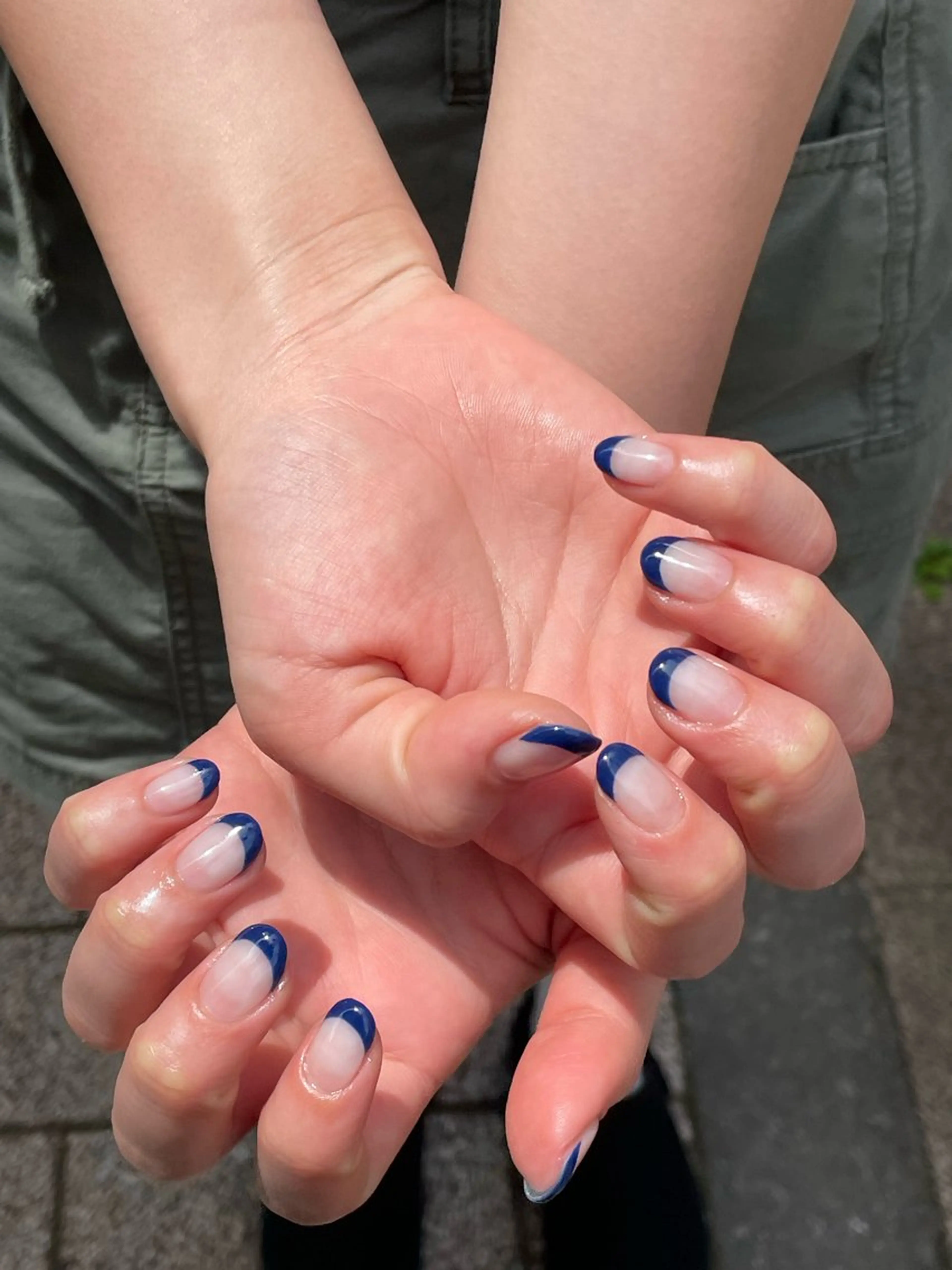ネイル クリアネイル フレンチネイル Ricnail☾ ayanoのネイルデザイン
