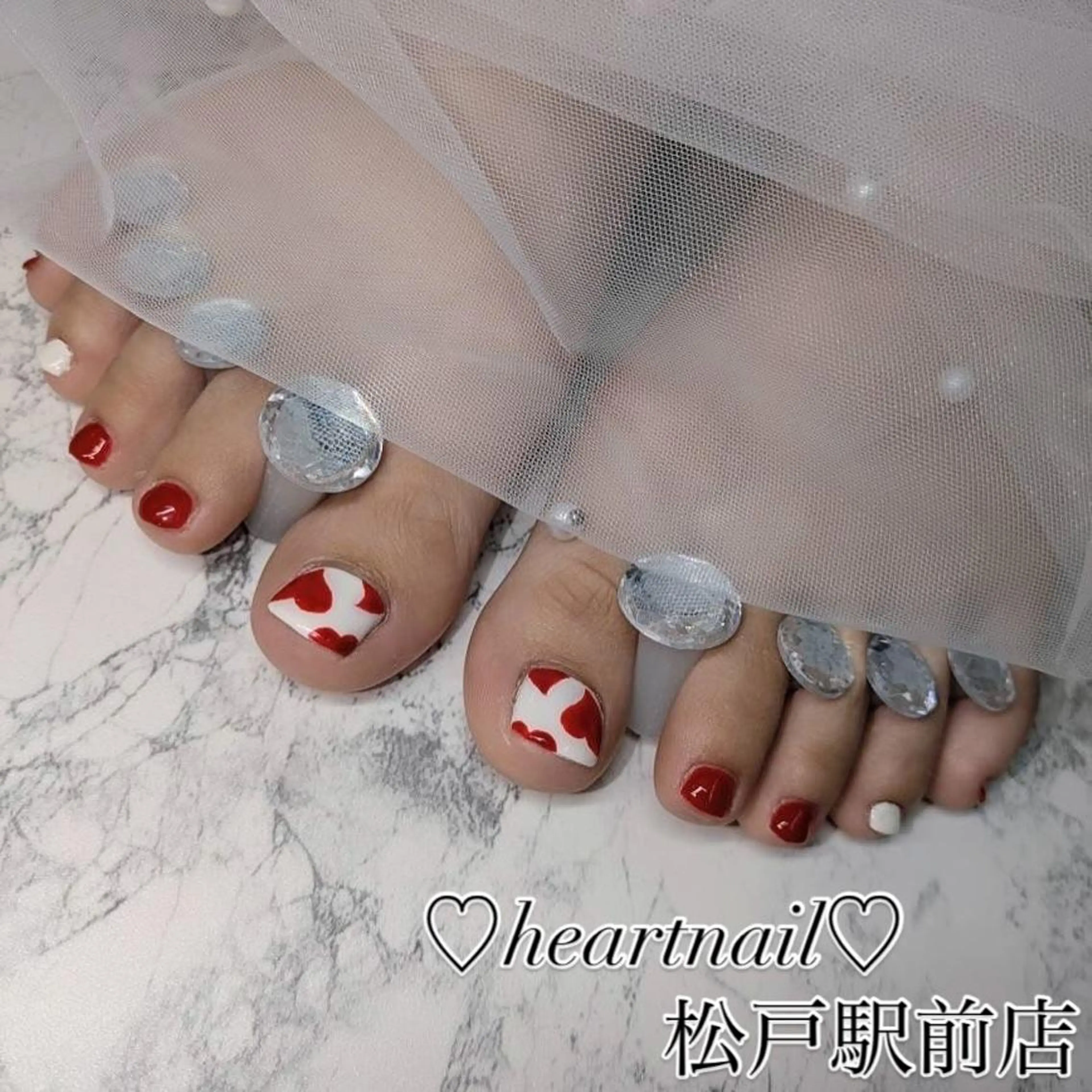 【ご新規様】定額フット★ソフトジェルオフ無料★130+デザイン選び放題の写真