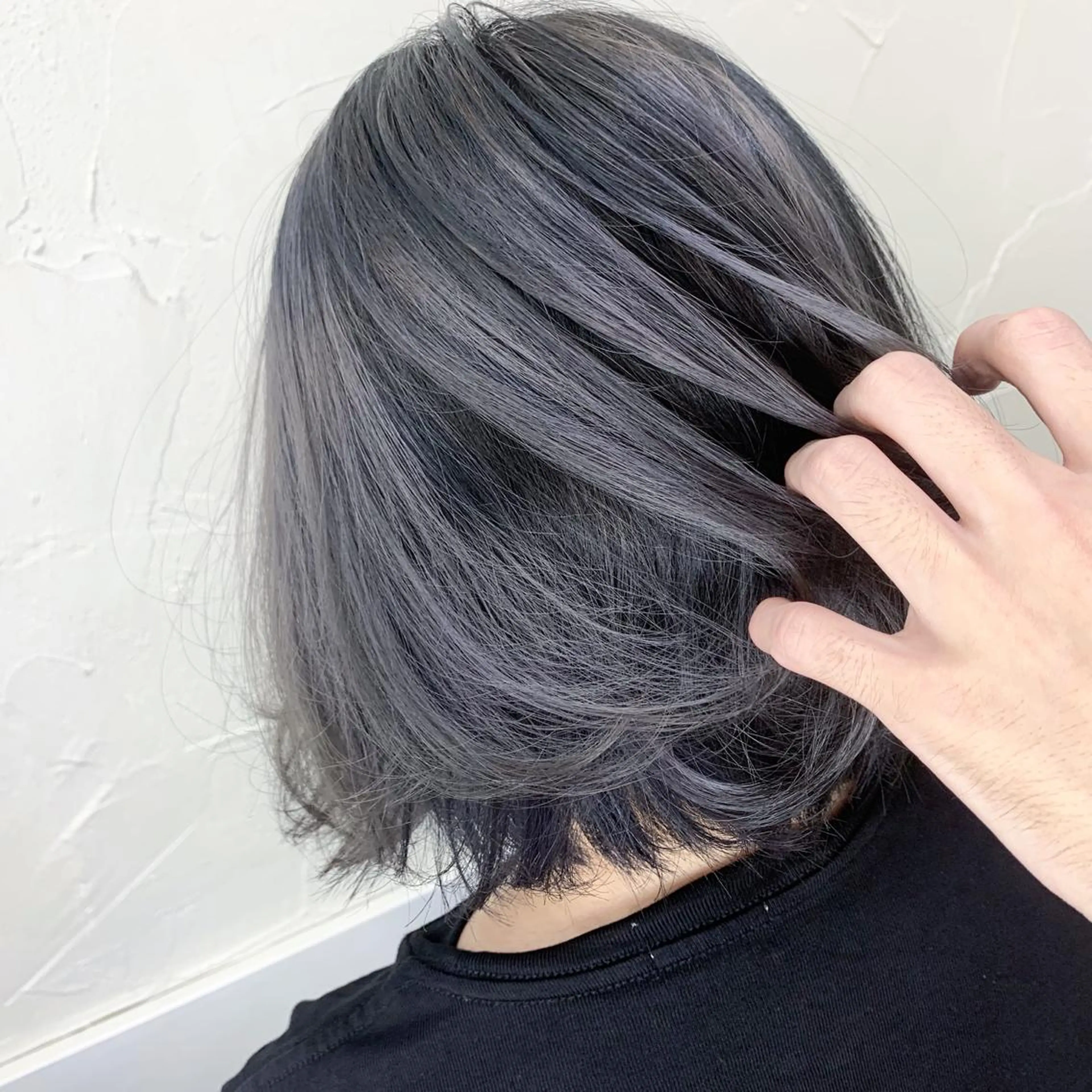 ミディアム カラー バレイヤージュ ブリーチ レイヤーカット 失敗したくない人へ ハイトーン美容師のヘアスタイル