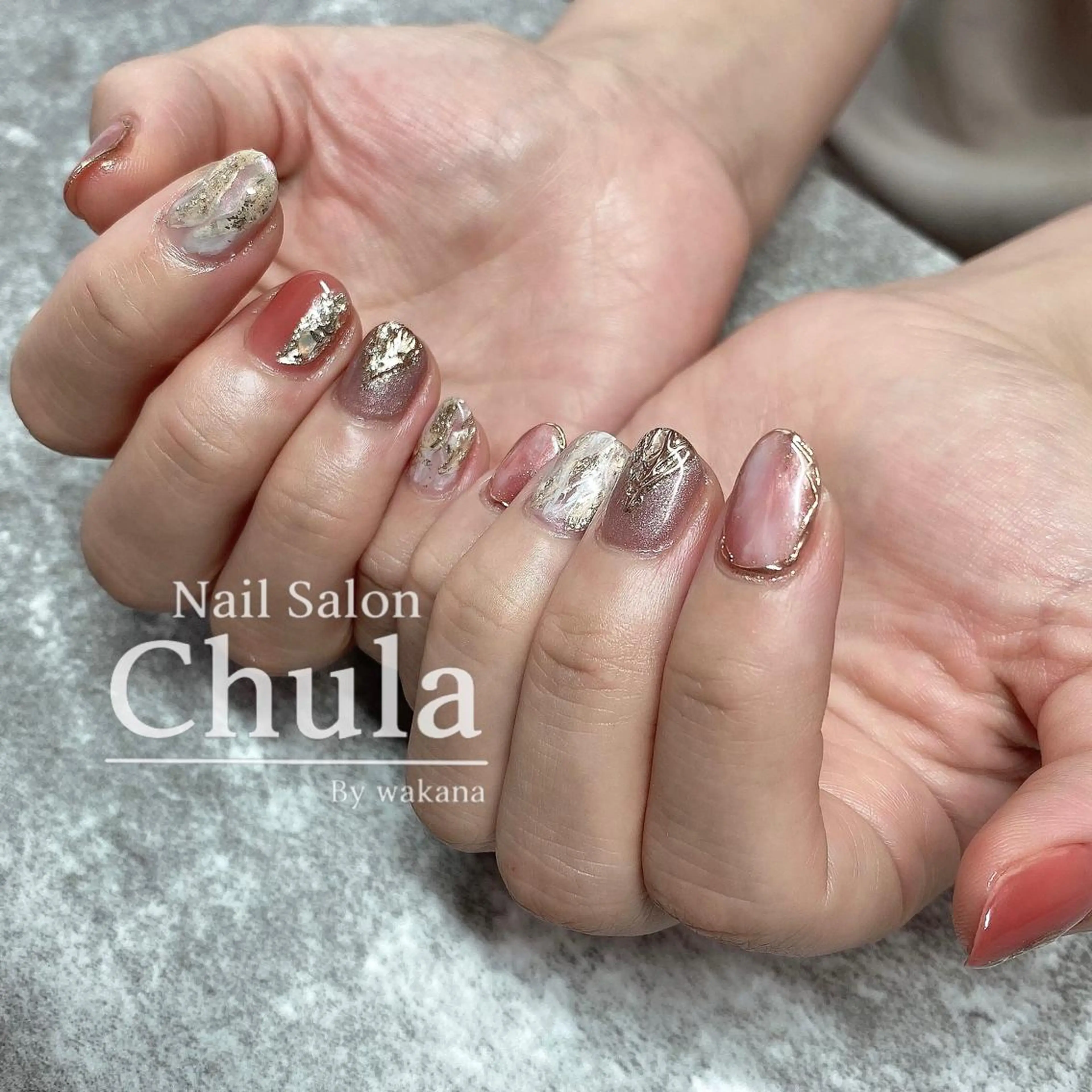 ネイル ニュアンスネイル ハンドネイル Nailsalon Chulaのネイルデザイン