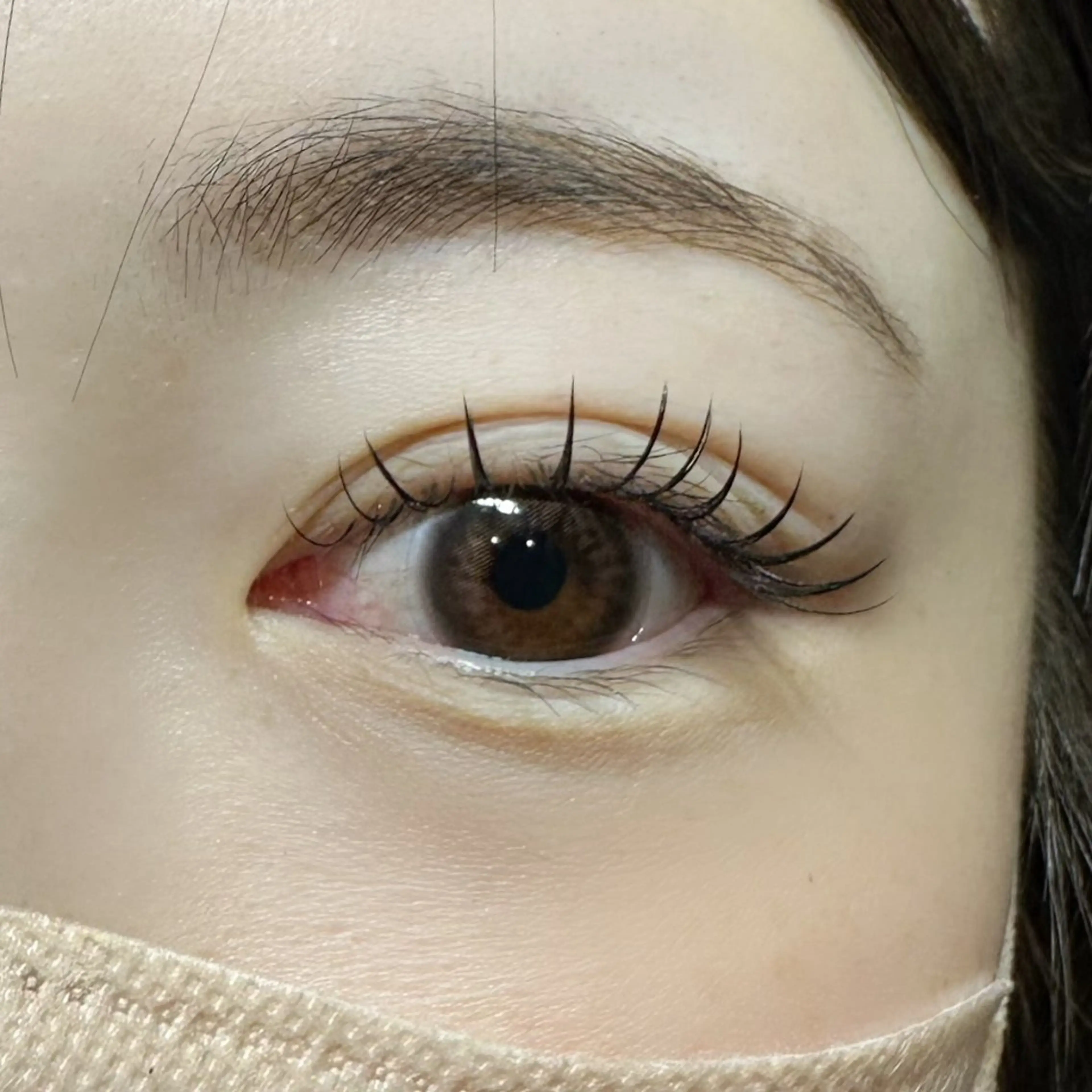 マツエク・マツパ NOA名駅束感まつげ ×眉毛SENA‪🎀のマツエク・マツパデザイン