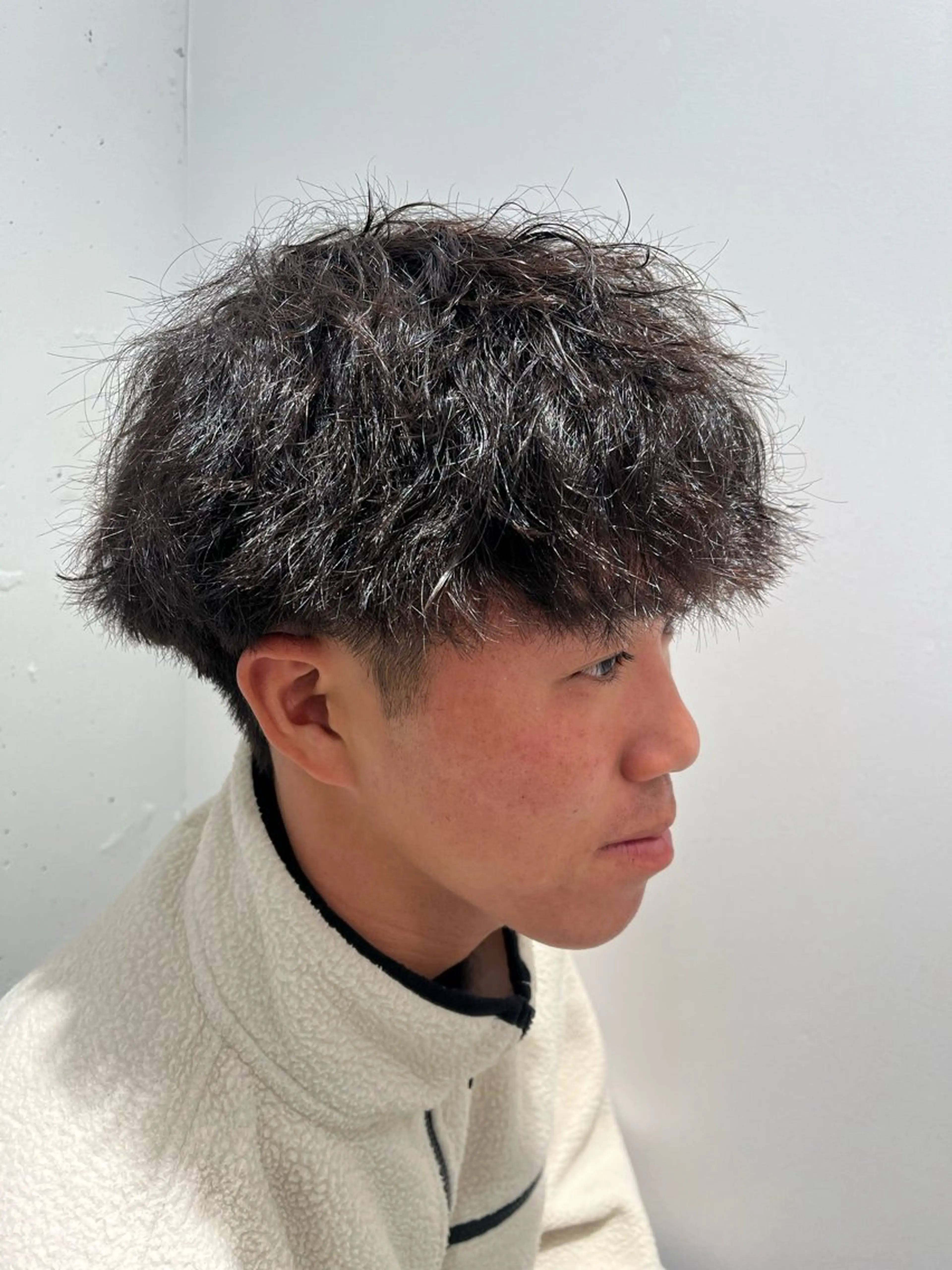 ショート パーマ ツイストスパイラルパーマ スパイラルパーマ カット パーマ 村泉 心のヘアスタイル