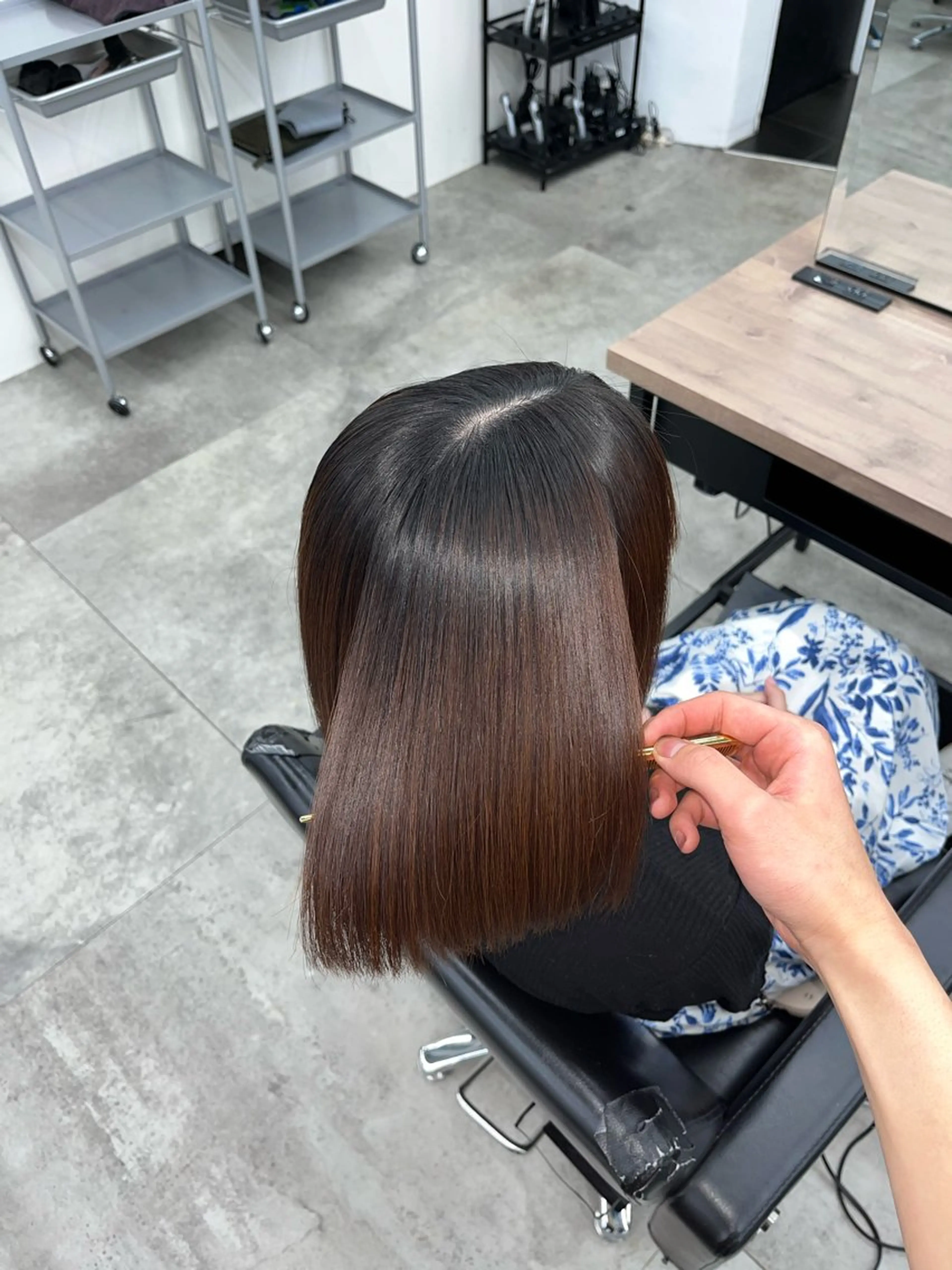 ショート 縮毛矯正 トリートメント 髪質改善/艶髪特化 /透明感✨️こうめいのヘアスタイル