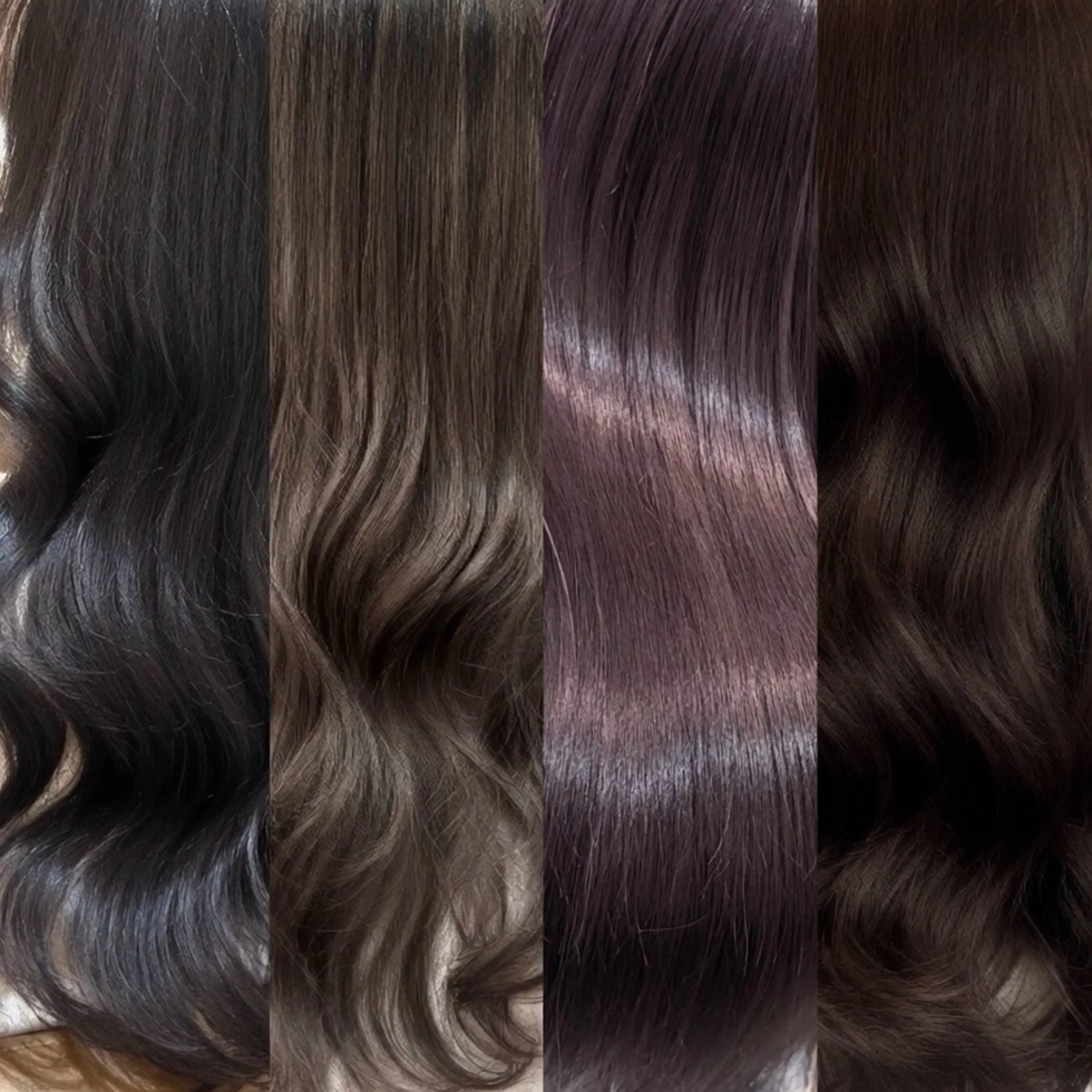 ロング カラー ヘアカラー トリートメント 👑髪質改善wカラー /ハイトーン/アユカのヘアスタイル