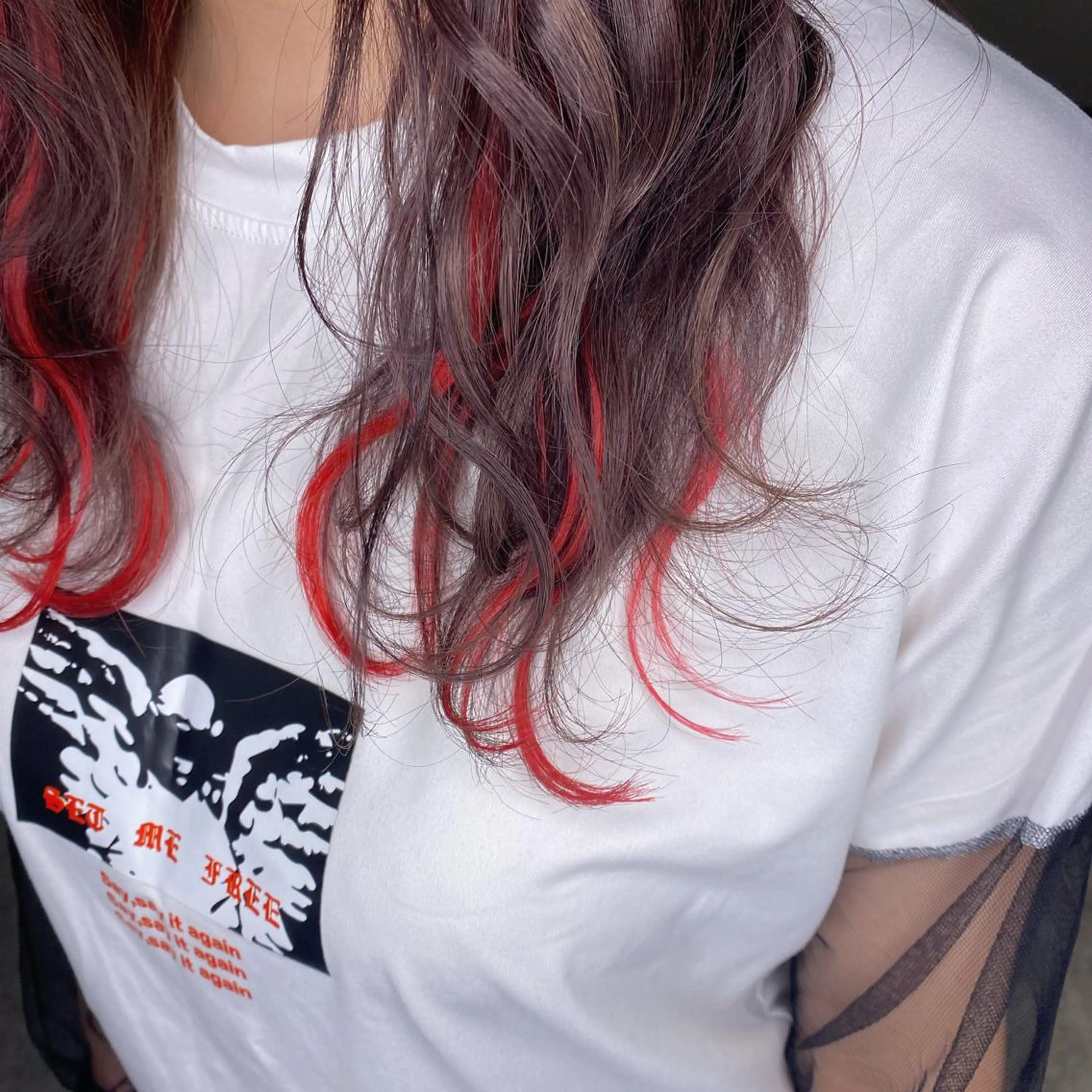 ミディアム ヘアカラー トリートメント ﾊｲﾗｲﾄ/ﾚｲﾔｰ ｶｯﾄ/大嶽謙のヘアスタイル