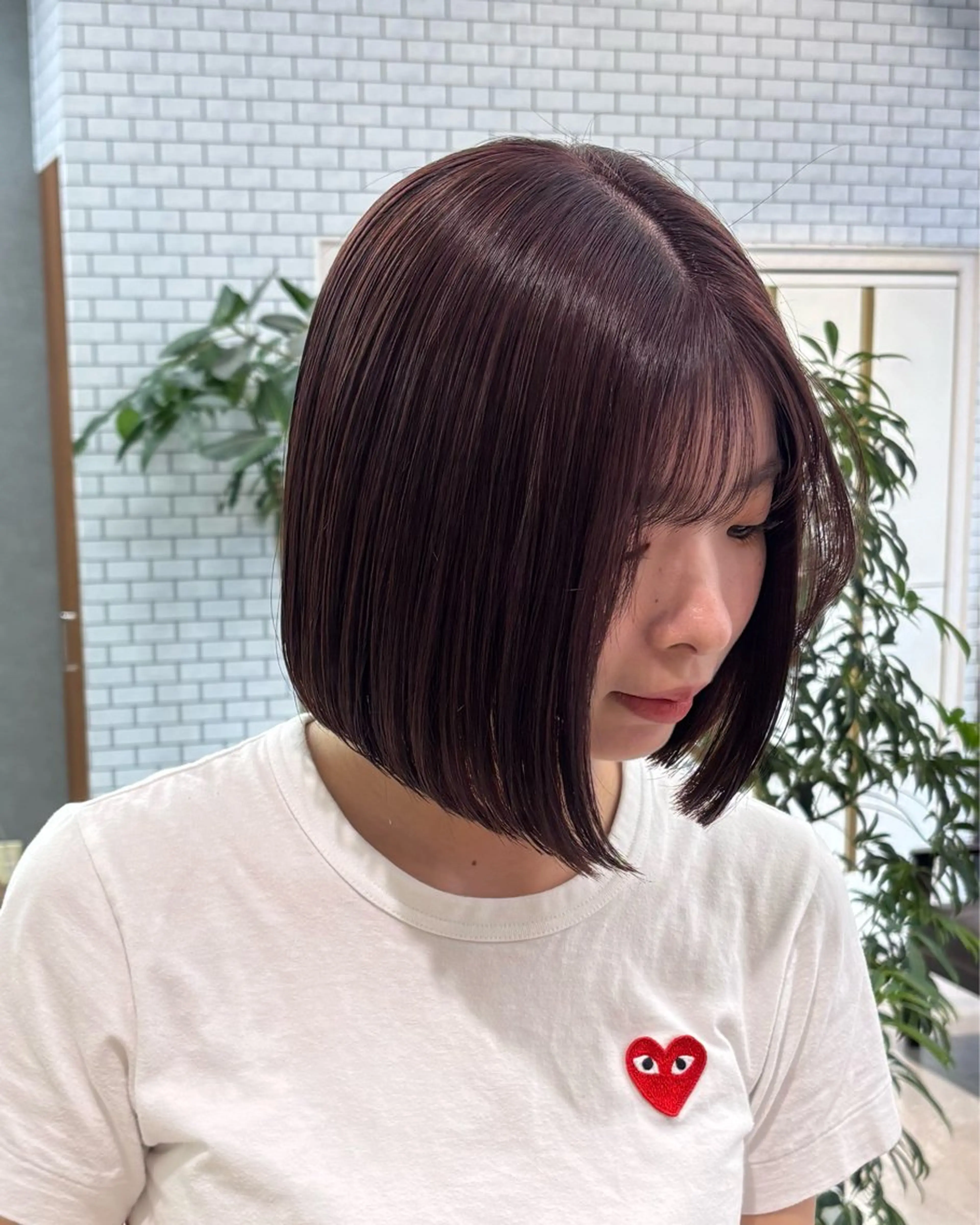 カラー ブラウンカラー ピンクカラー カット ブリーチなしダブル カラー/暖色/麻咲のヘアスタイル