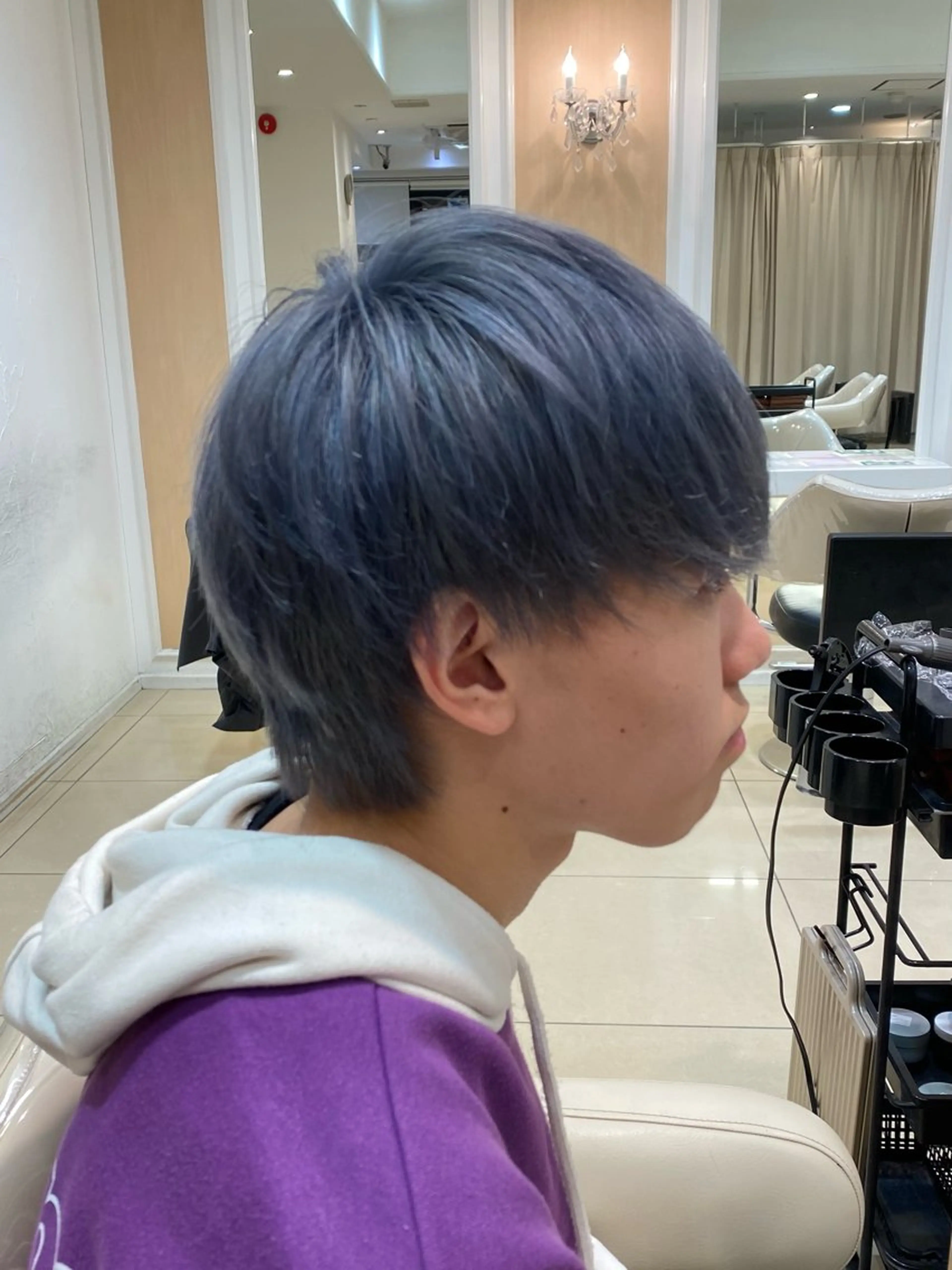 ショート カラー メンズ カット ヘアカラー メンズ特化型美容師 栗山勇人のヘアスタイル
