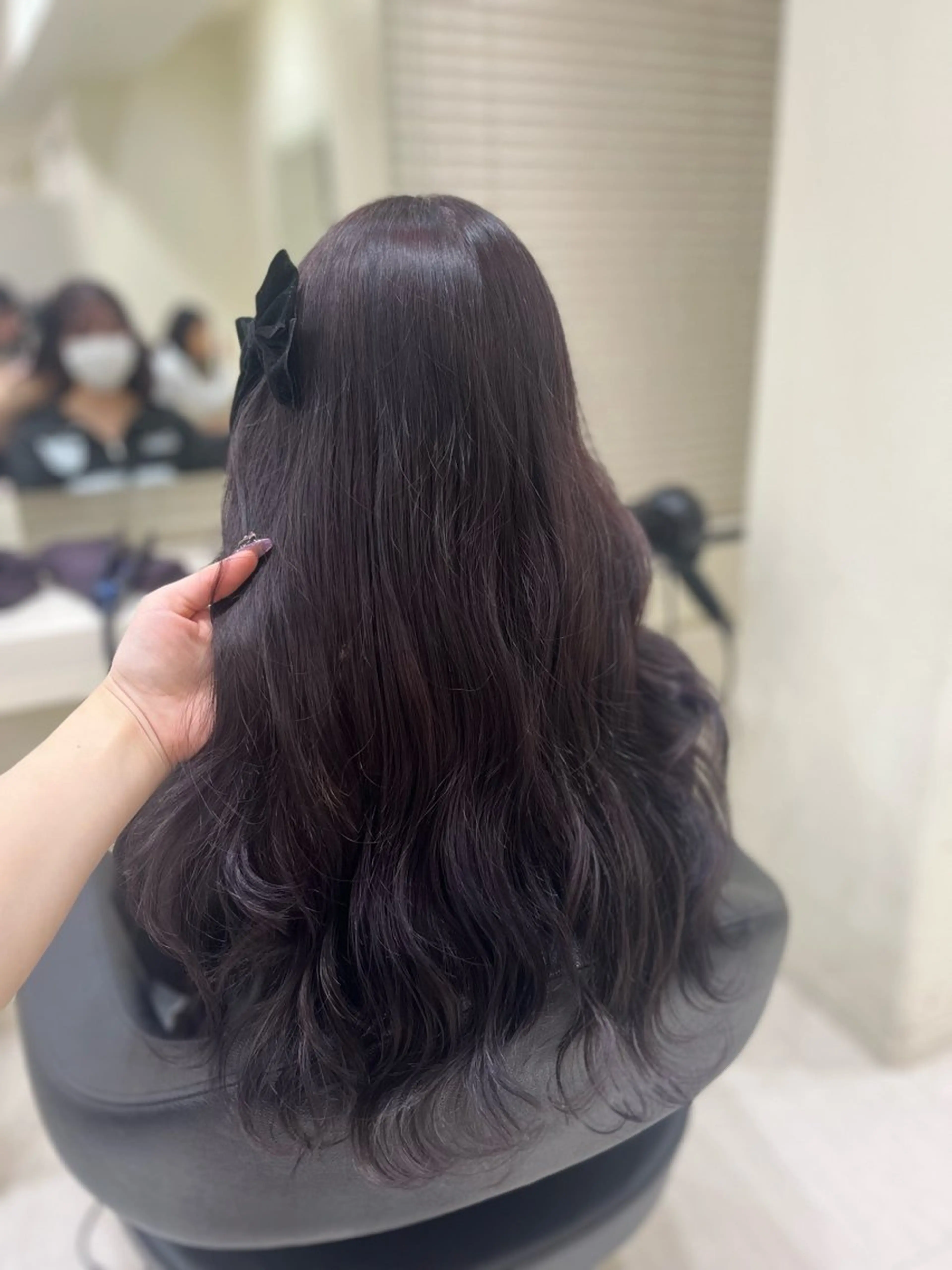 カラー ヘアカラー トリートメント ベージュ・ラベンダー カラー🎀りりのヘアスタイル