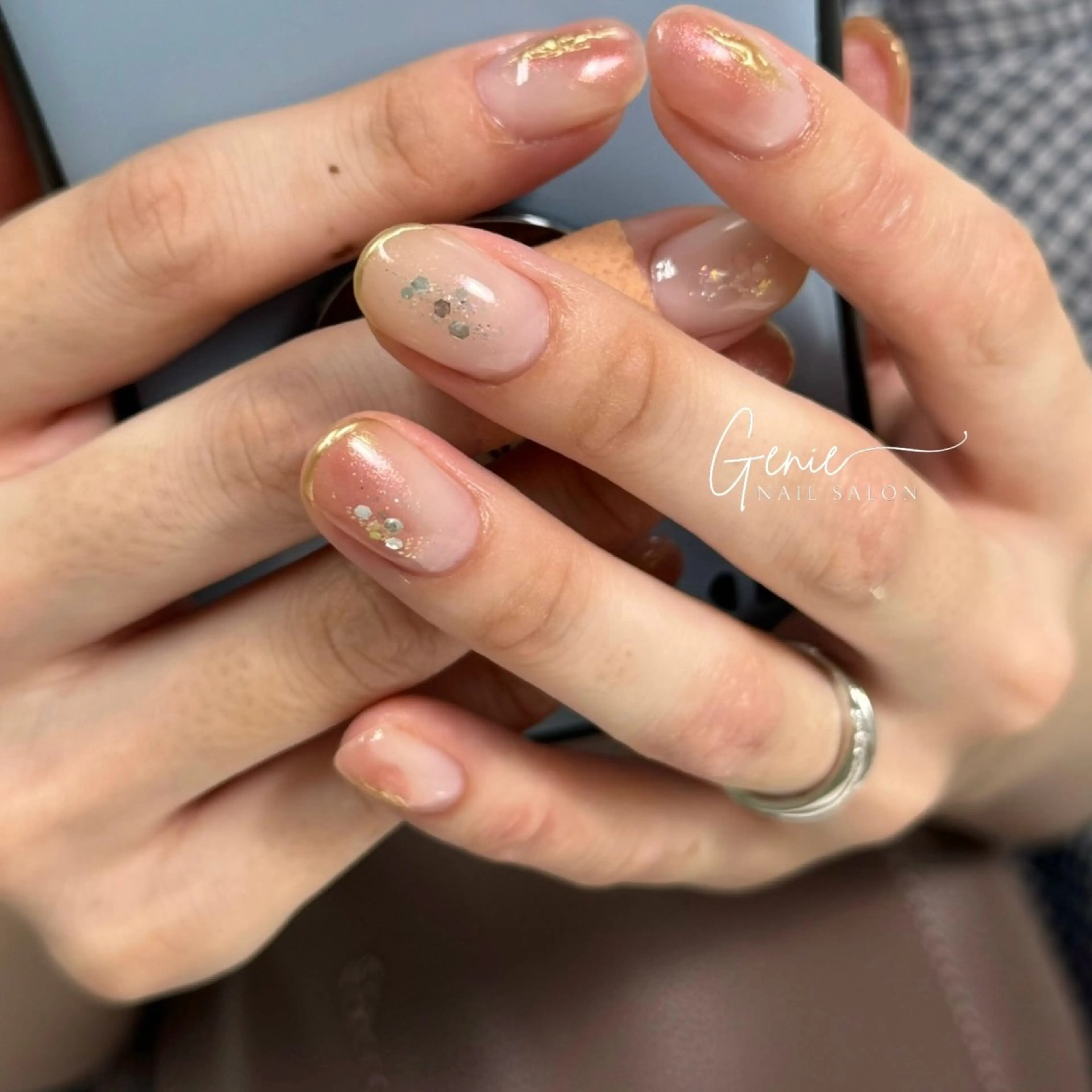 ネイル ニュアンスネイル Nail salon Genieのネイルデザイン