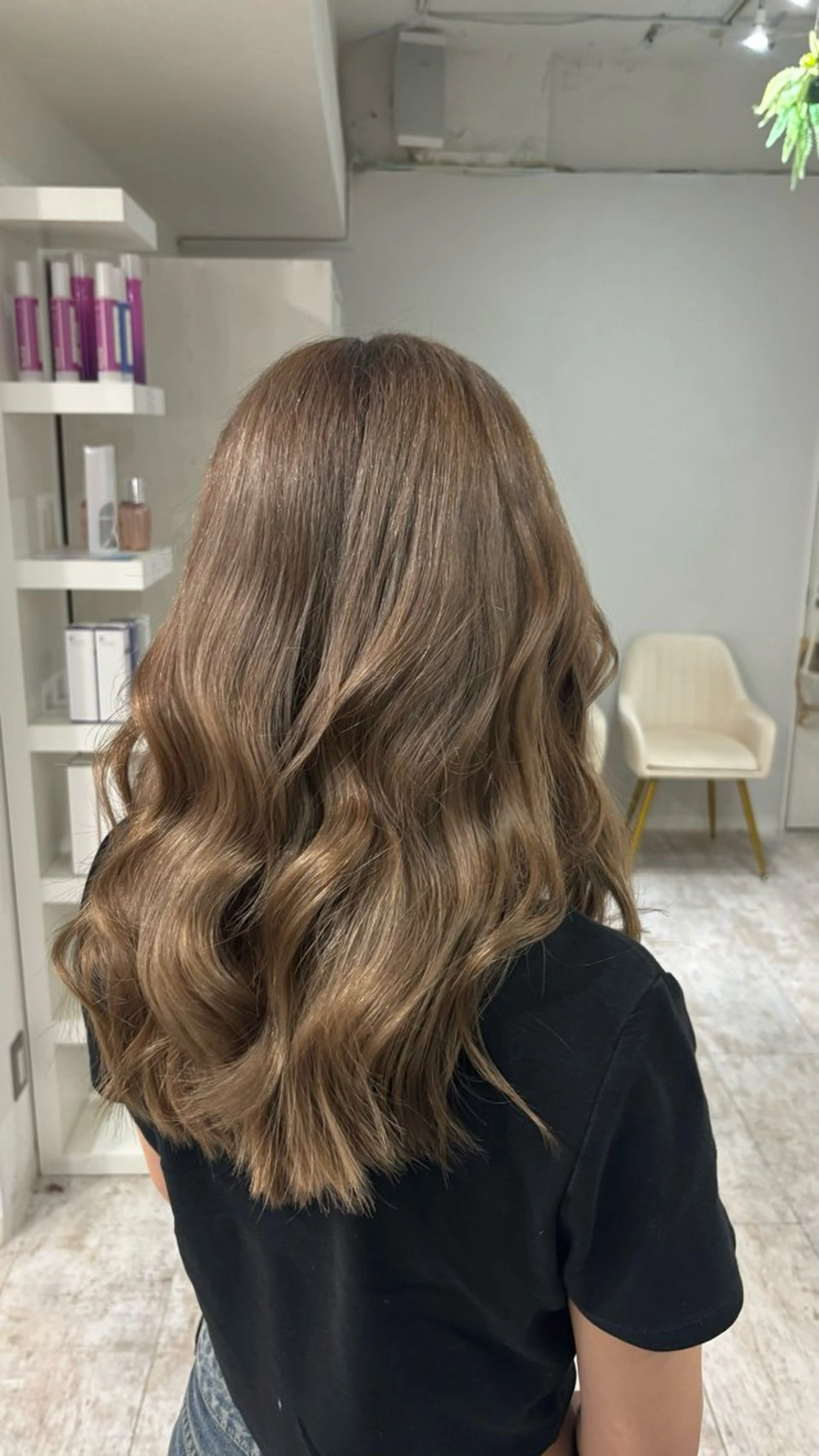 セミロング カラー ヘアカラー piLLon mayuのヘアスタイル