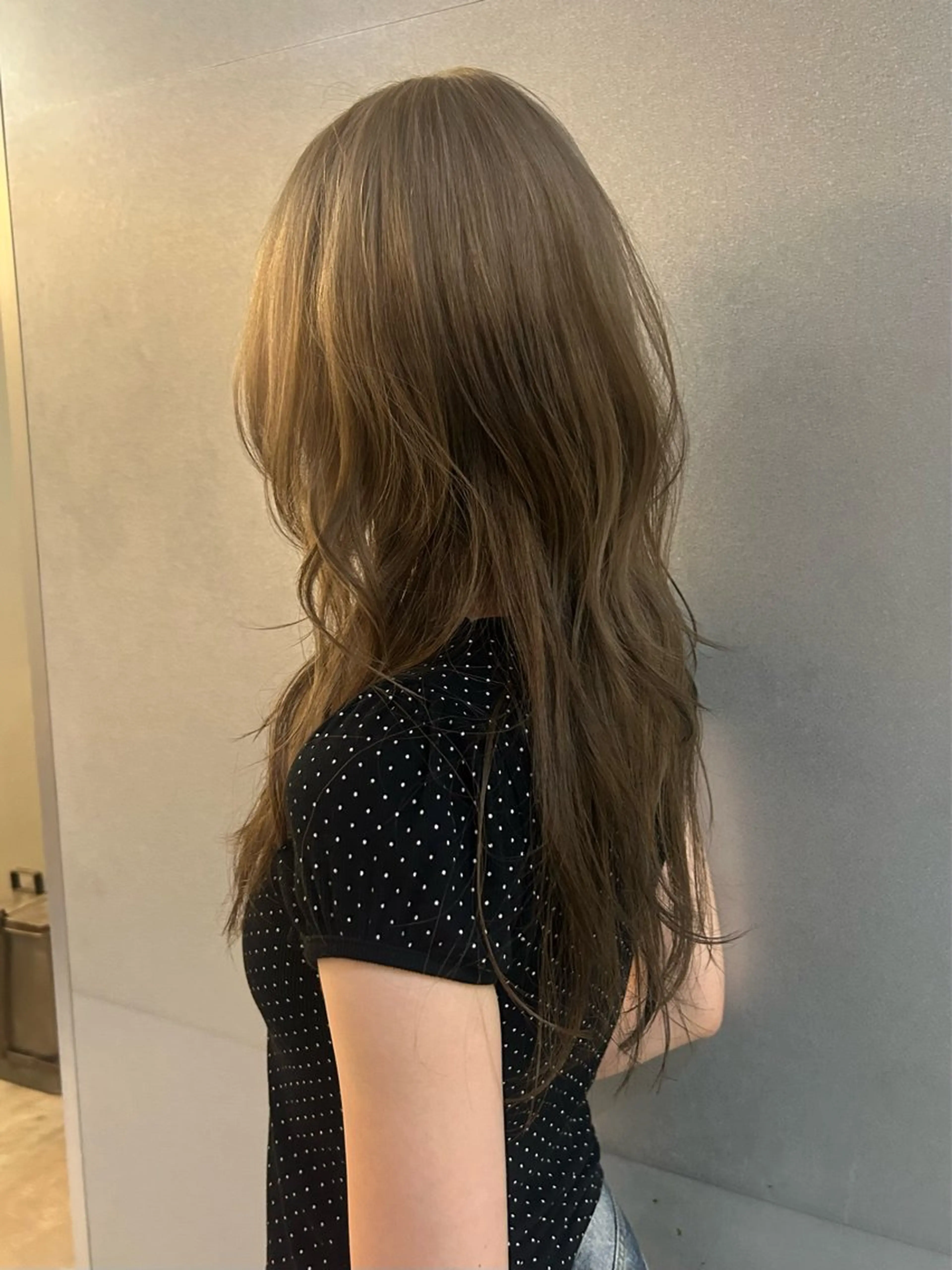 ロング ハイレイヤー レイヤーカット カット 韓国ボブ/レイヤー ボブ/ EMIRIのヘアスタイル