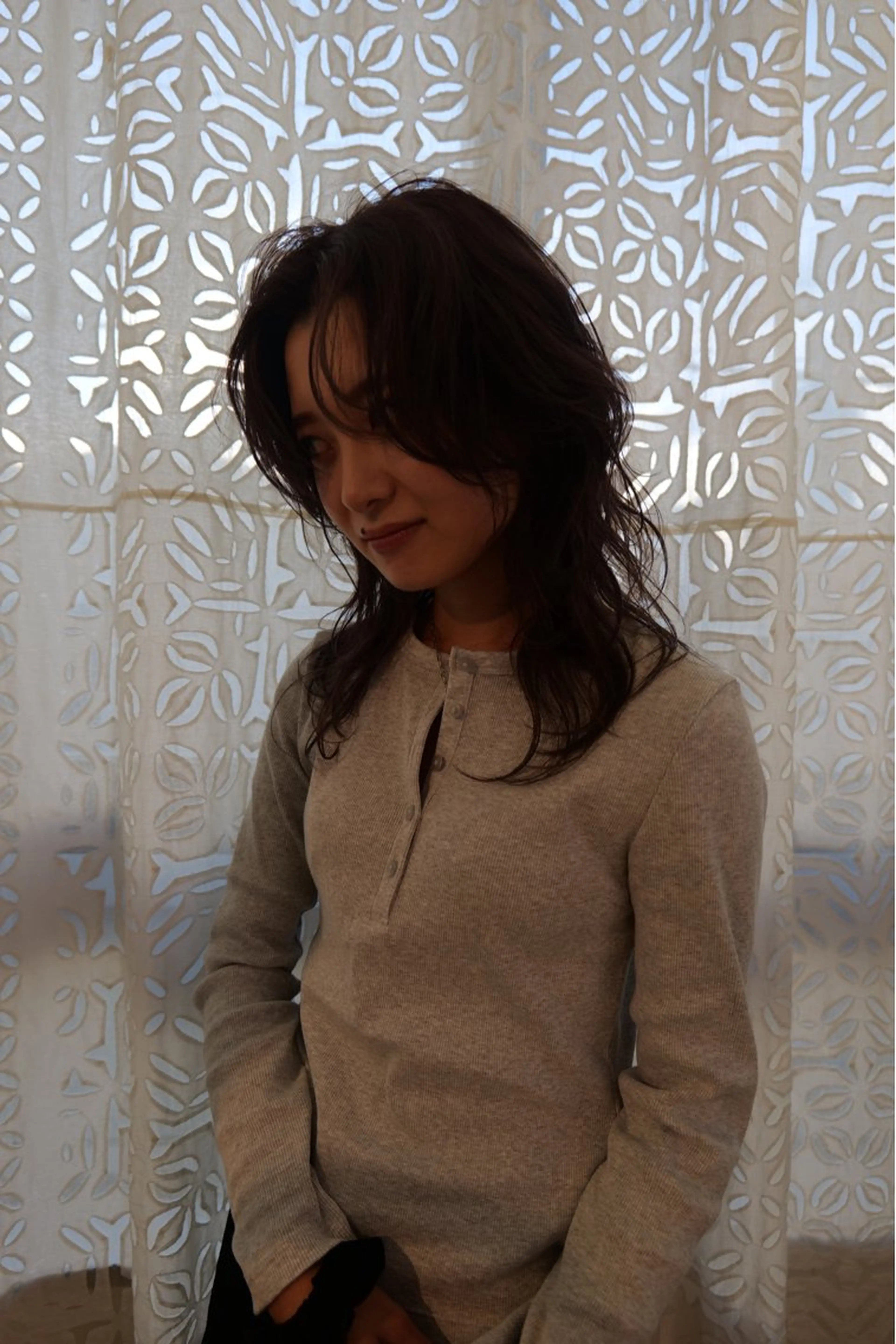 セミロング パーマ パーマ/ラフパーマ /ボブパーマ/HYOのヘアスタイル