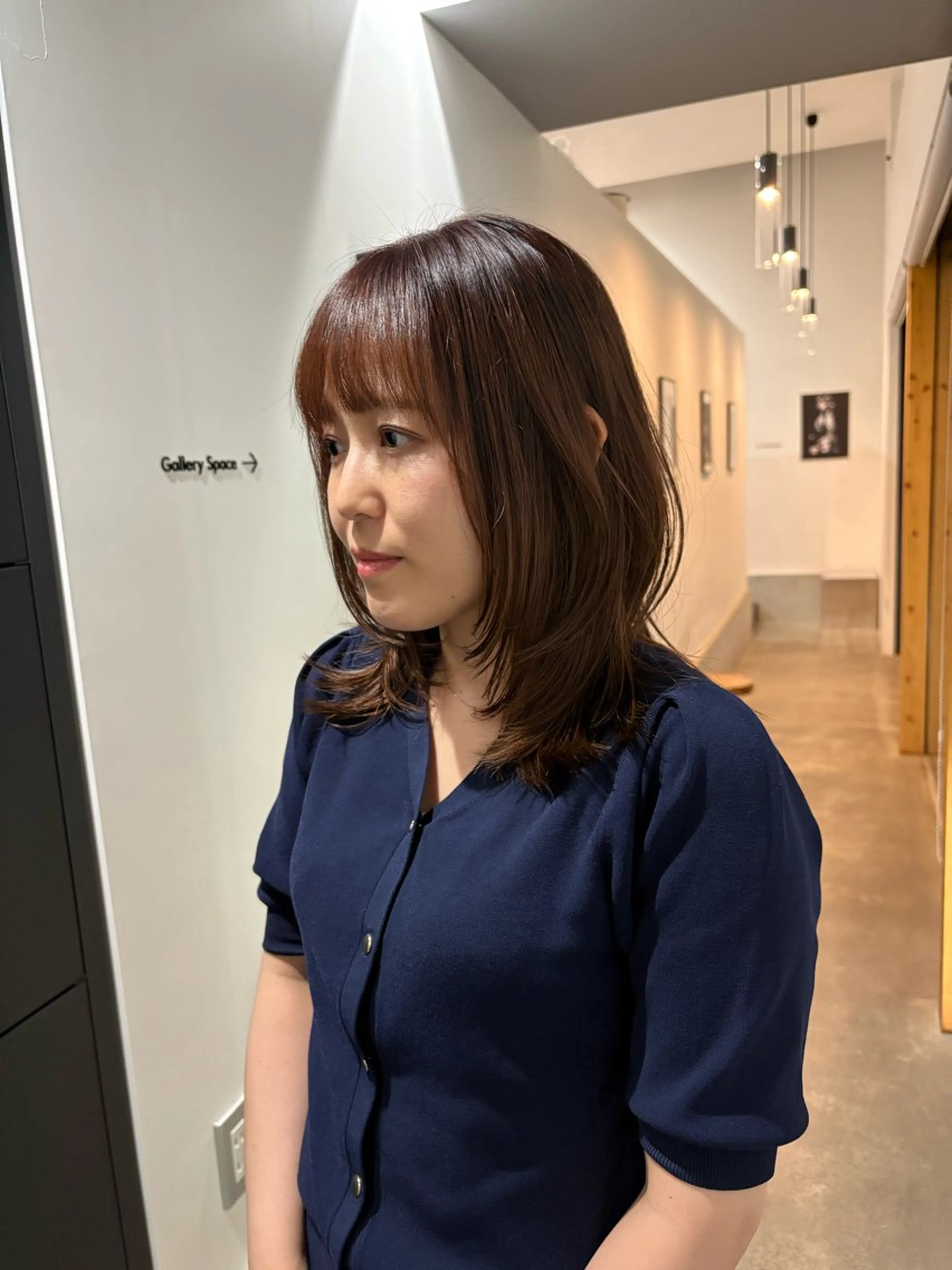 ミディアム 宇野 鈴花のヘアスタイル