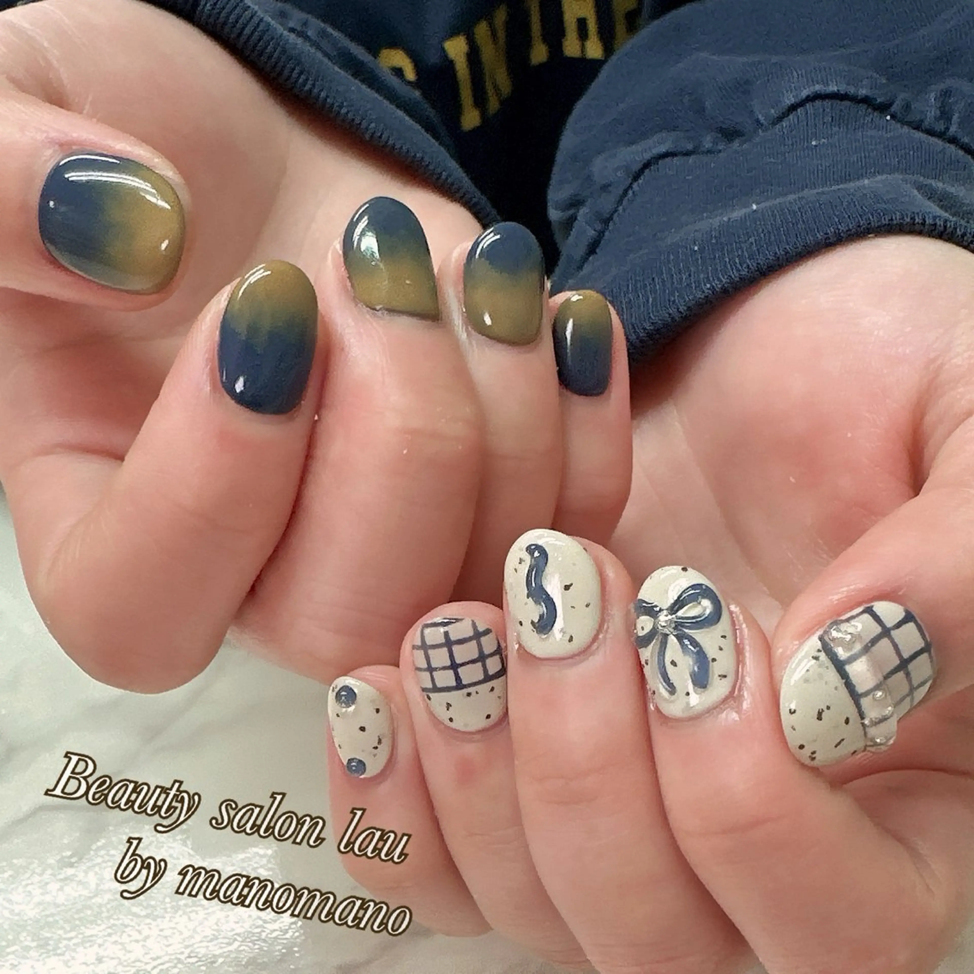 ネイル ハンドネイル ラウバイマノマノ なかざとのネイルデザイン