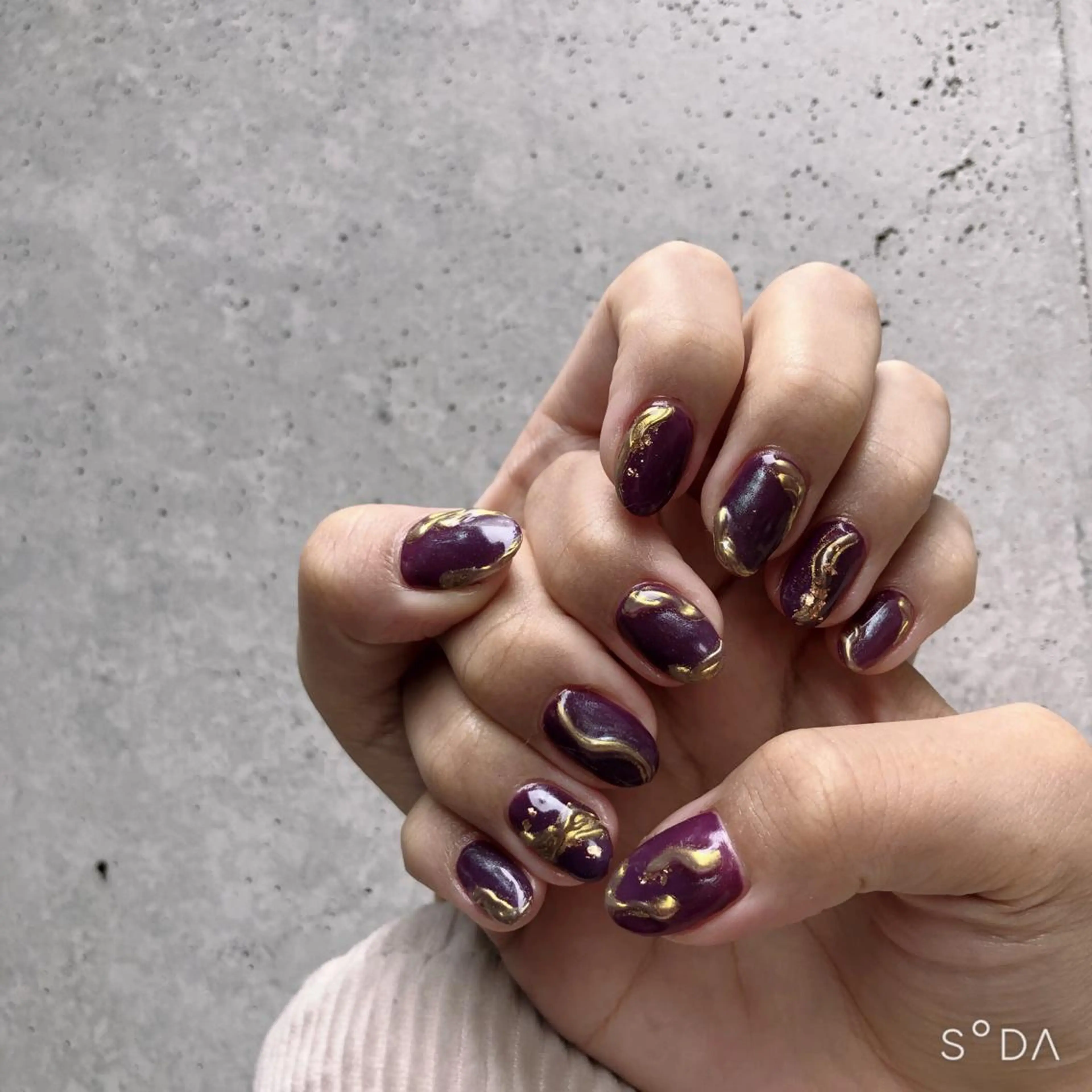 ネイル アートネイル 成人式 ジェルネイル ミラーネイル ニュアンスネイル You kyehwaのネイルデザイン