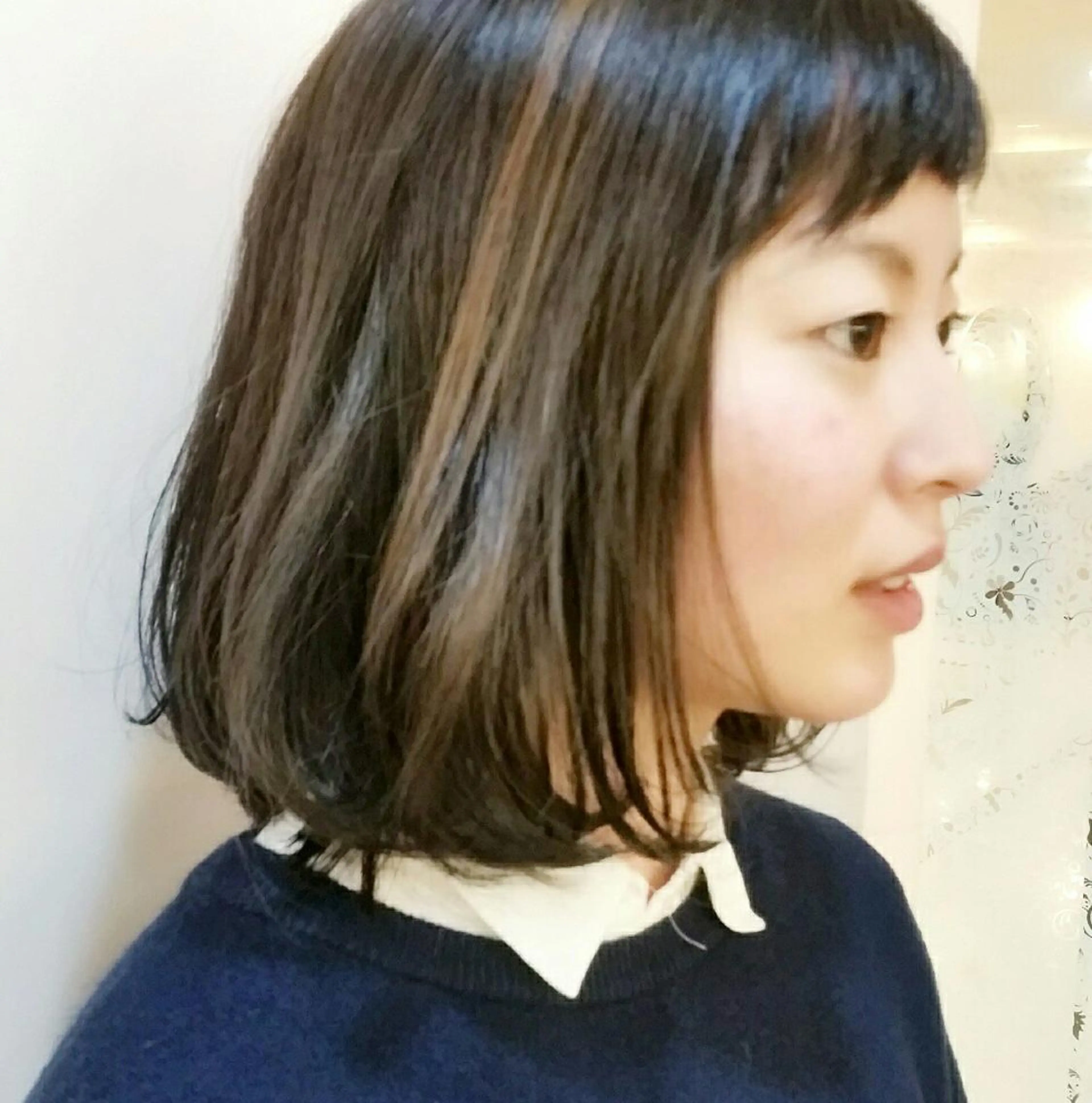 ショート カラー ハイライトカラー ボブ ハイライト 美谷添（ミヤゾエ） まどか大人ヘアサロンのヘアスタイル