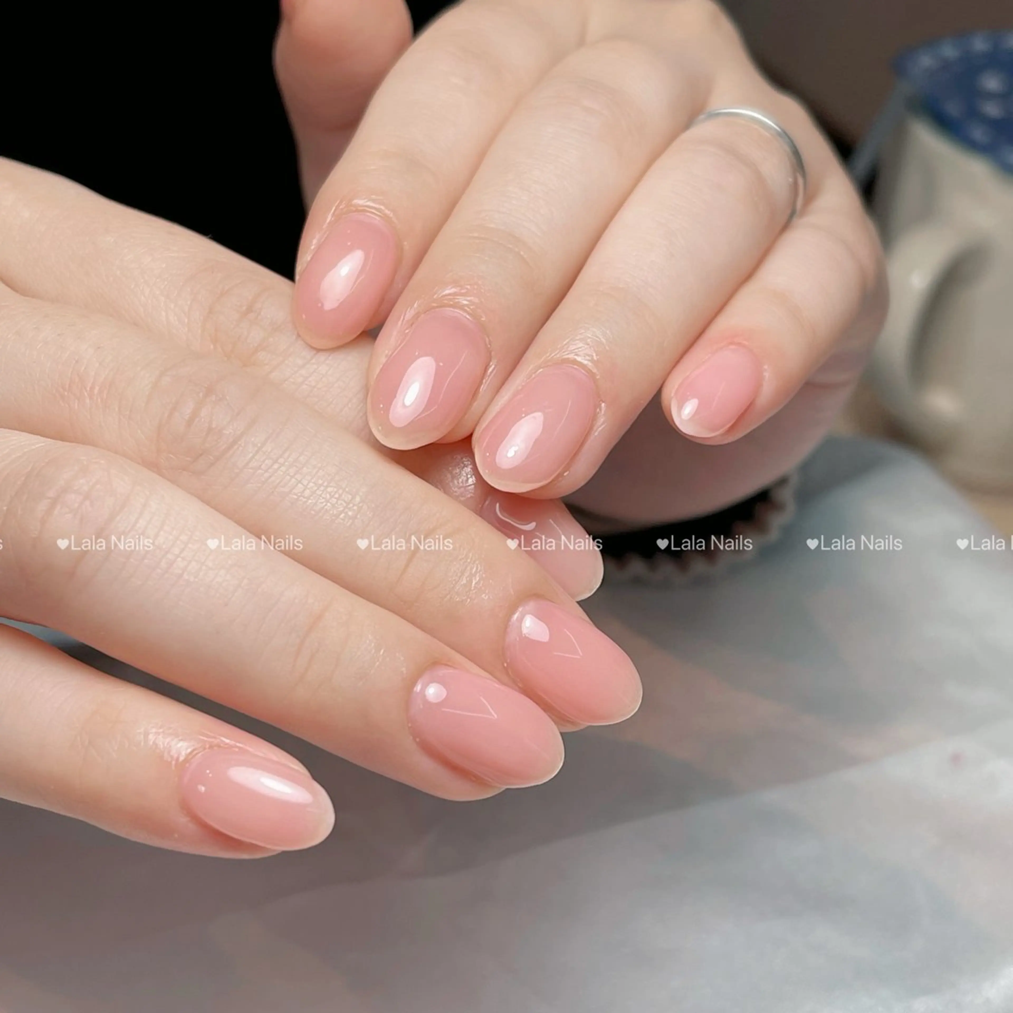 ワンカラーネイルの写真