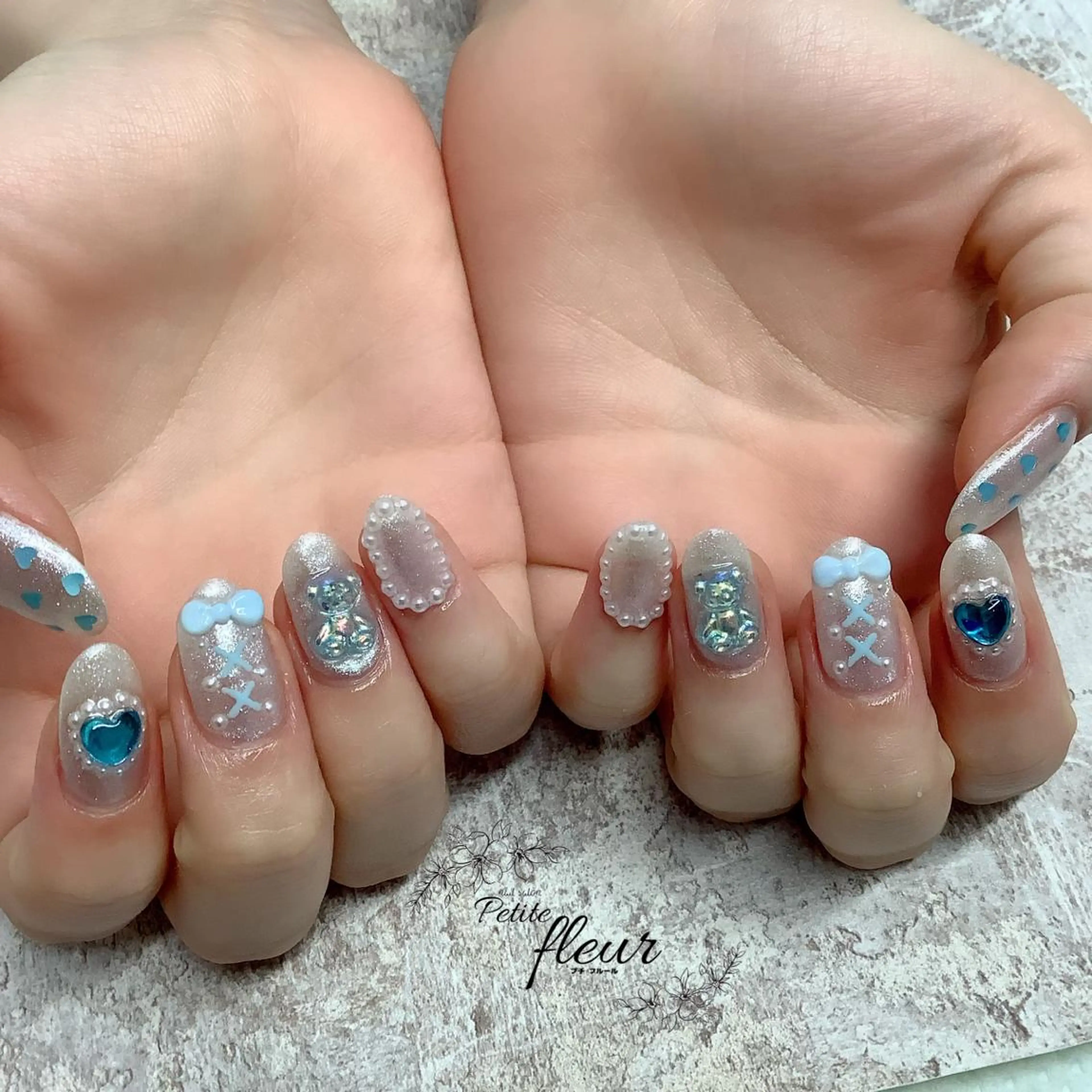 ネイル ❁⃘*。Petite fleur❁⃘*りさのネイルデザイン