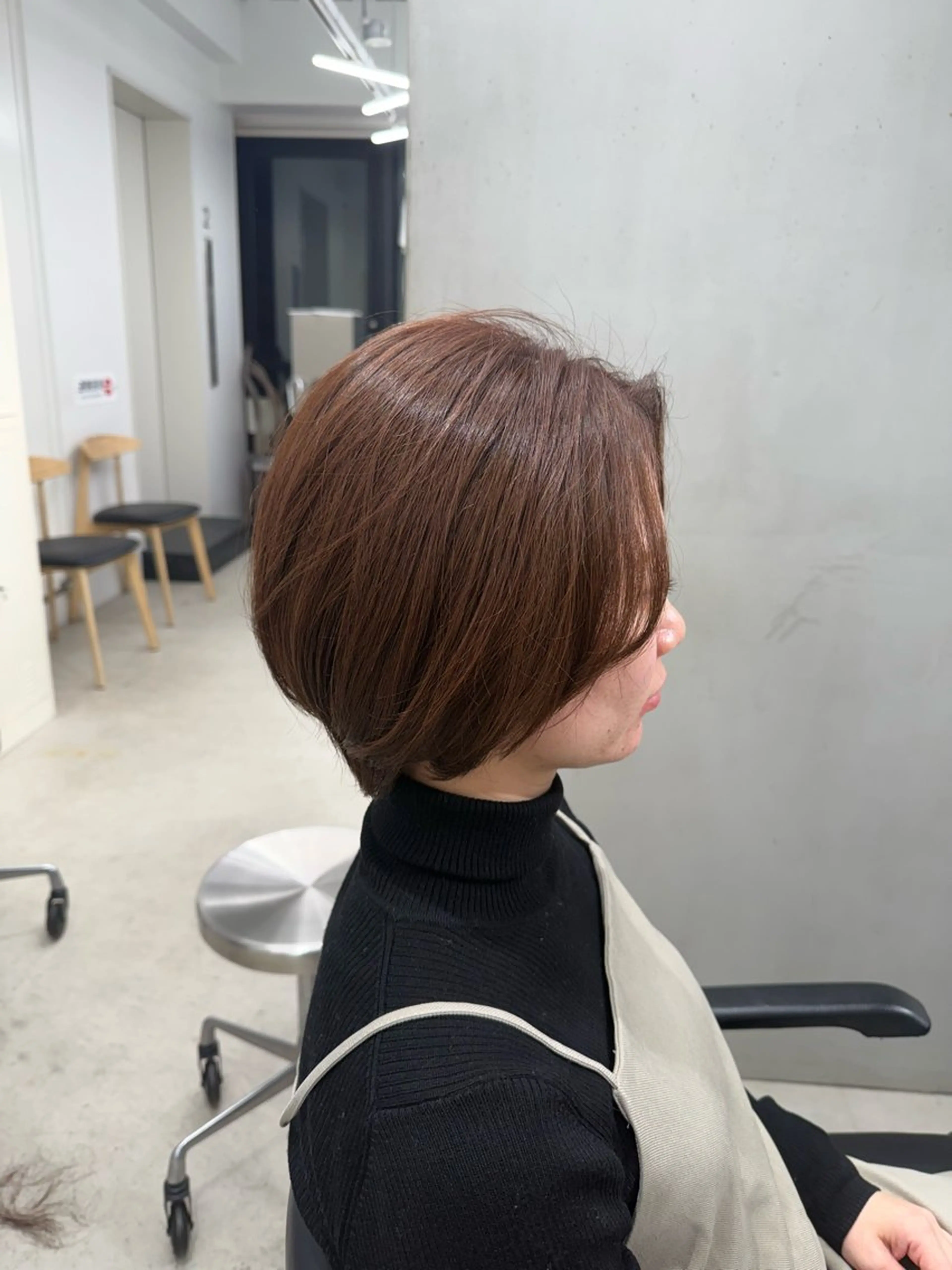 ショート カラー カット 深谷 侑亮のヘアスタイル