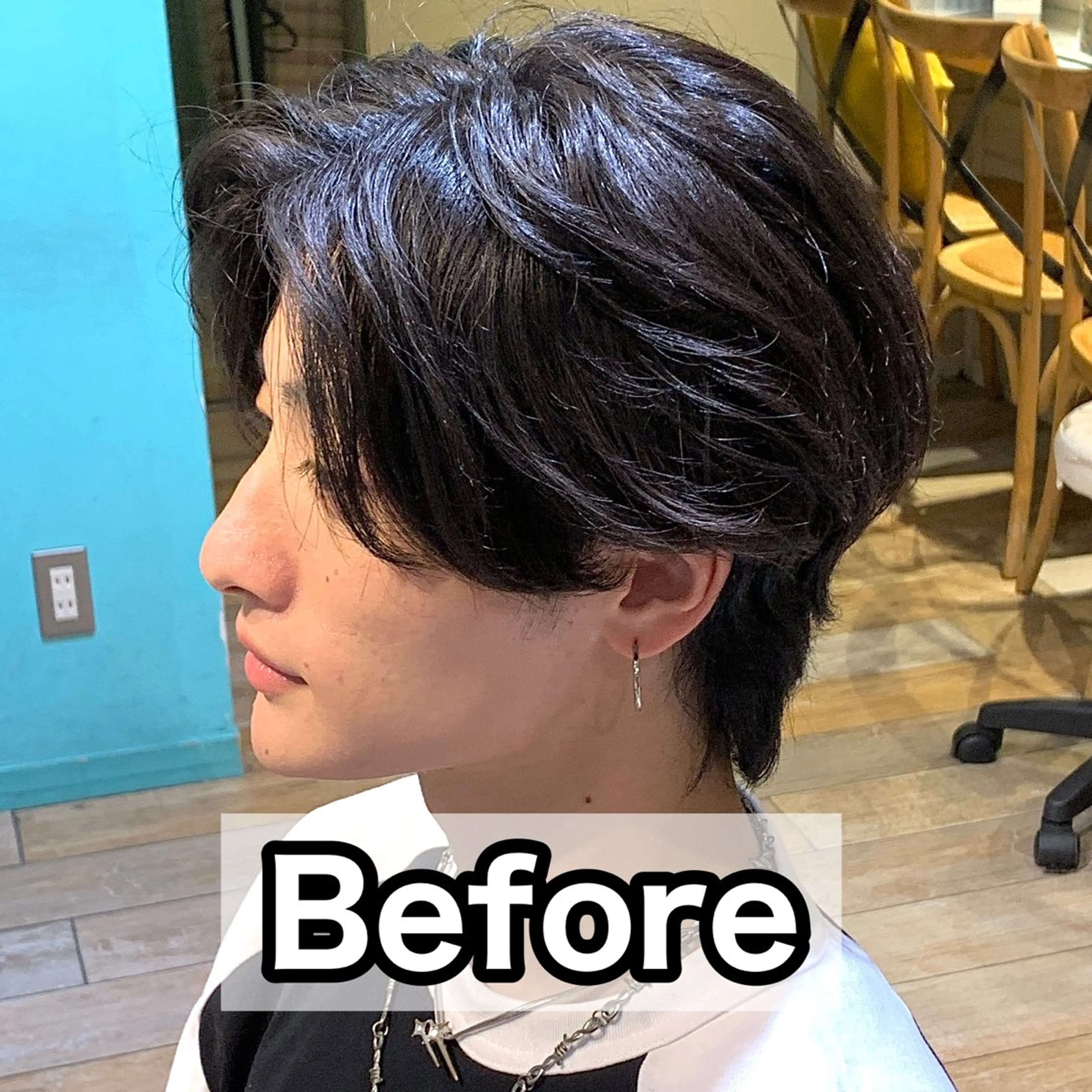 ショート パーマ メンズ メンズ韓国風 マッシュ メンズパーマ 韓国風ヘア 縮毛矯正 カット 縮毛矯正 メンズパーマ&メンズ 縮毛矯正/平野/渋谷のヘアスタイル