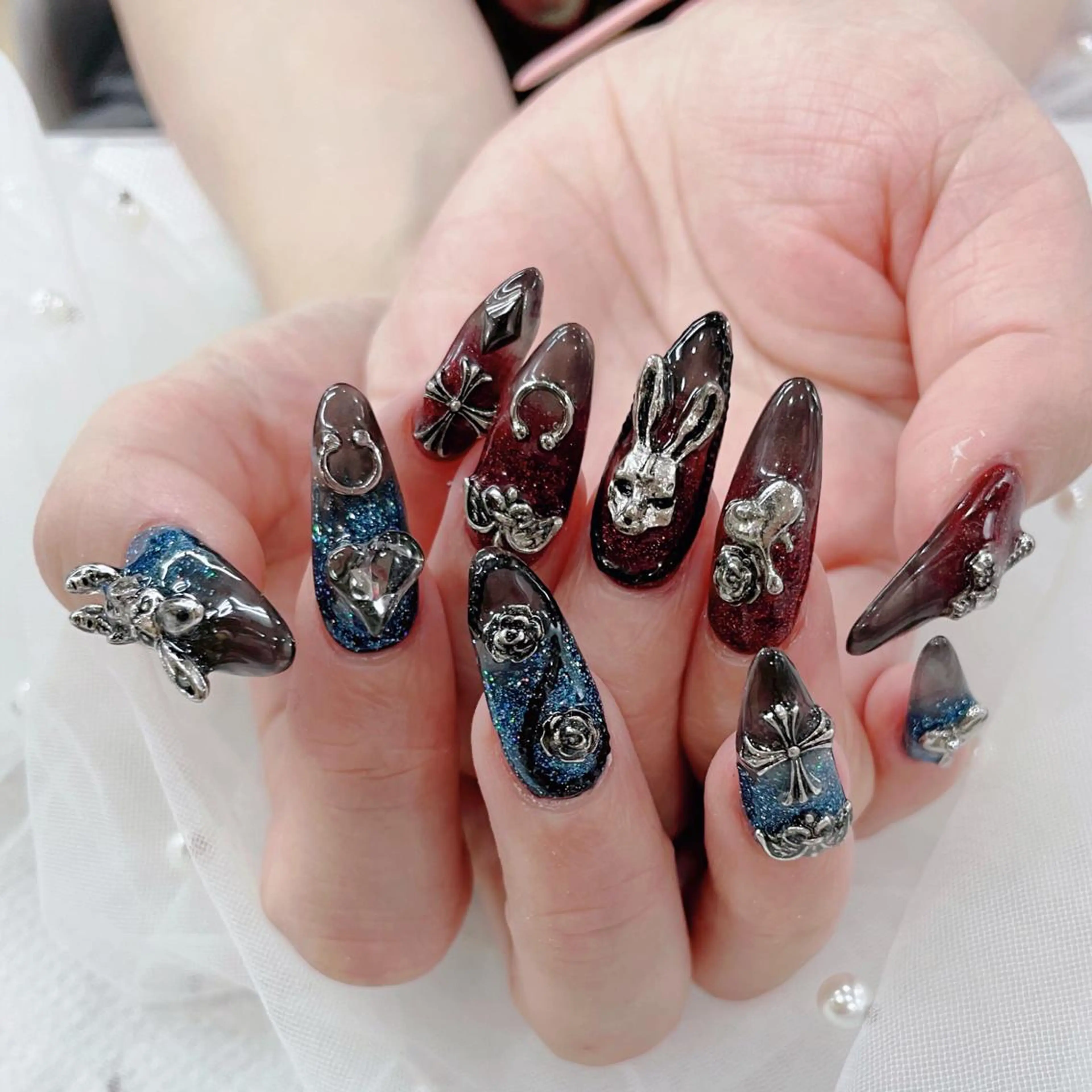 ネイル ラベンダー💖日暮里 ルル💖ネイルのネイルデザイン