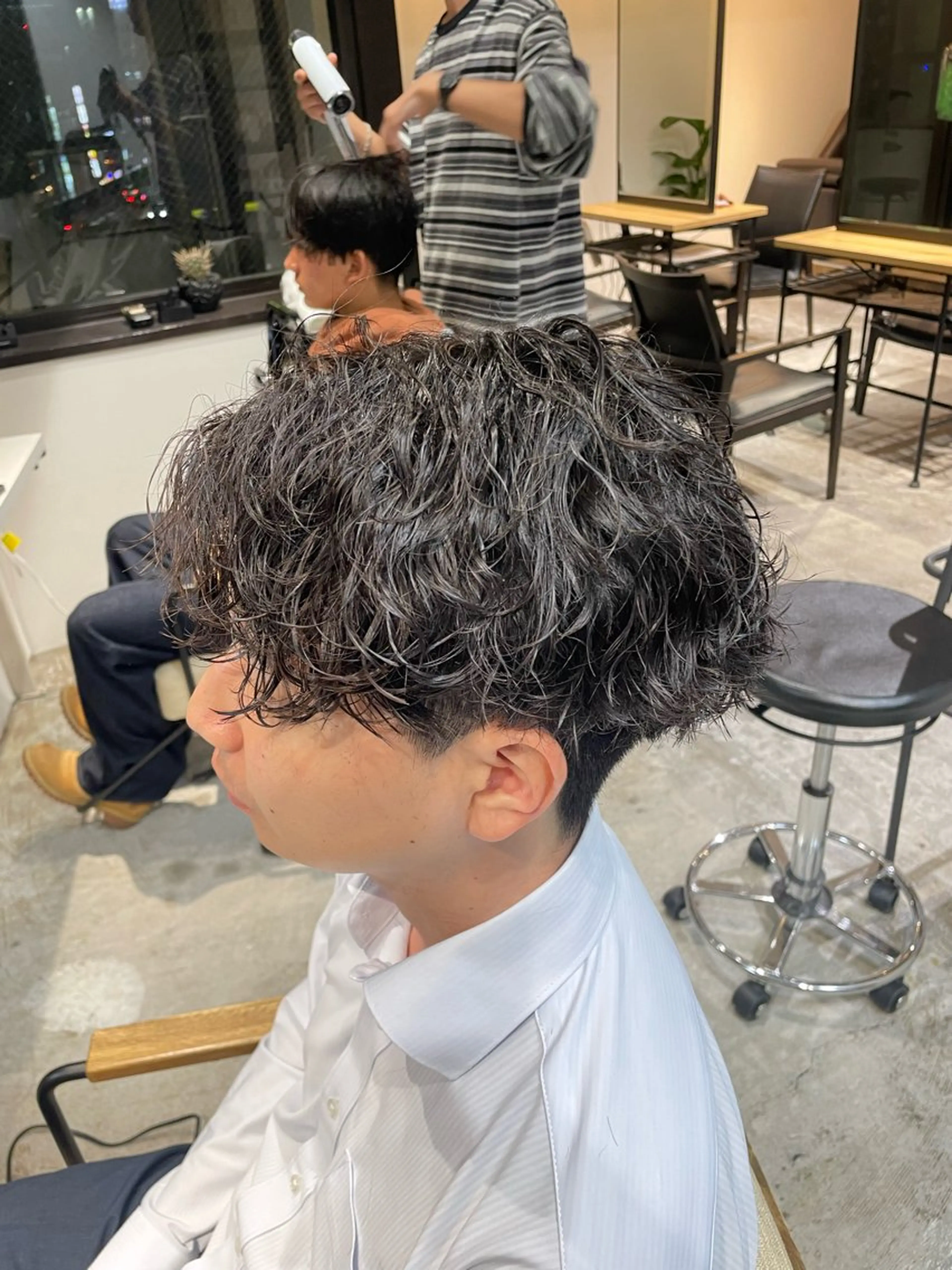 ショート メンズパーマ梅田 ・川副史晶のヘアスタイル