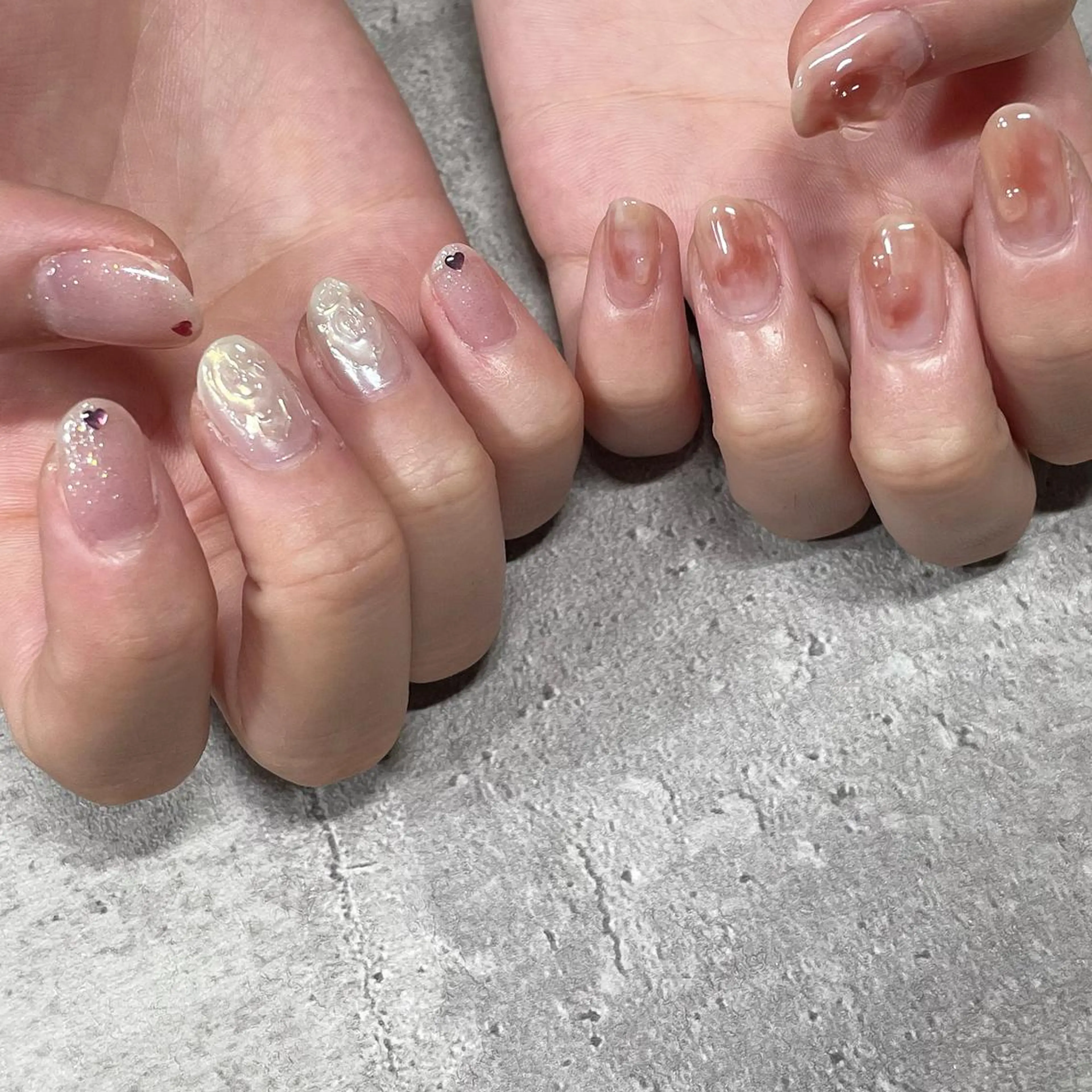 ネイル ジェルネイル 東 千夏のネイルデザイン