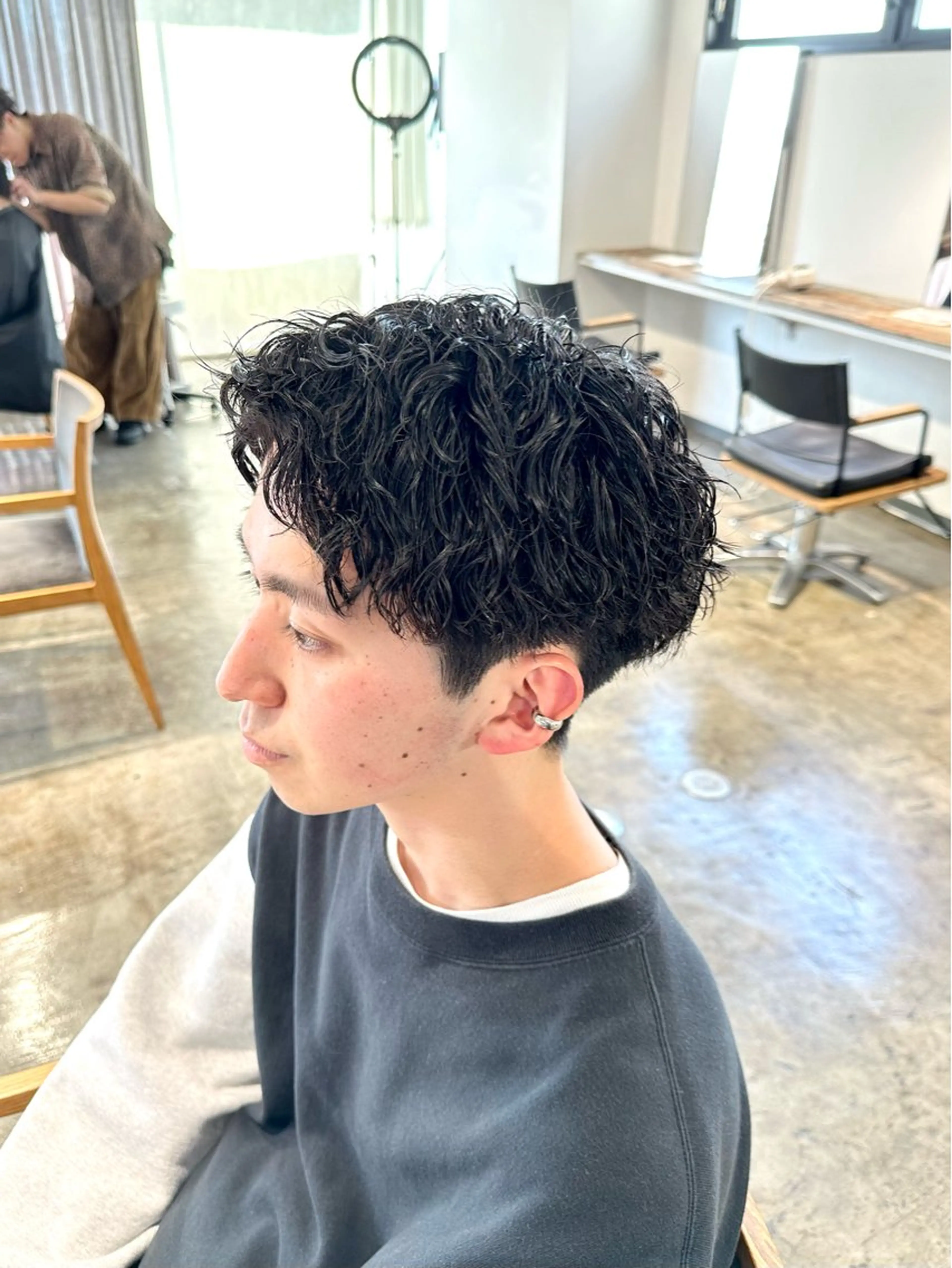 メンズ メンズパーマ カット パーマ トリートメント 骨格補正施術/メンズ 専門美容師/YUYAのヘアスタイル