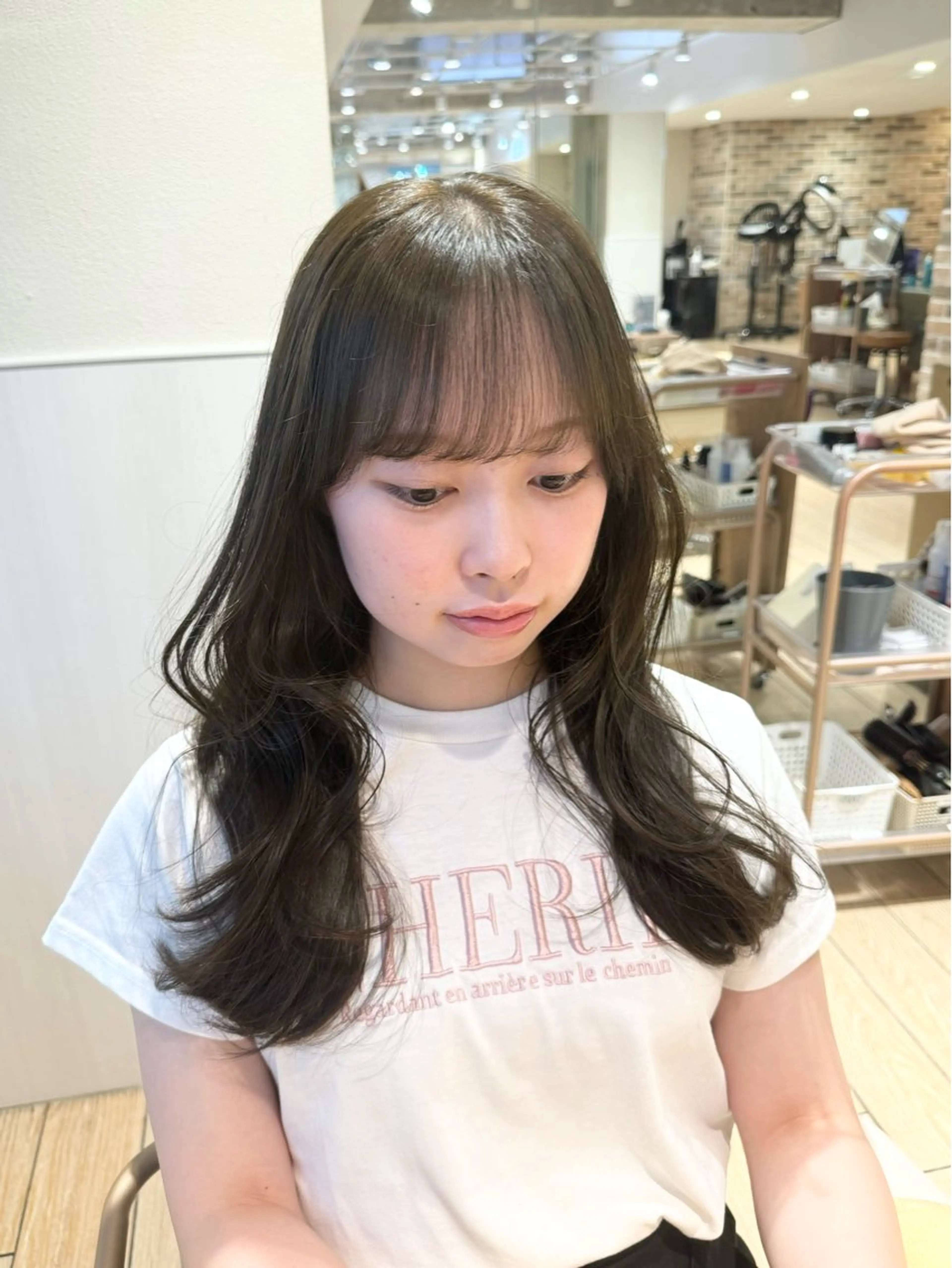 カラー yuki/表参道 ／オリーブカラー🍈のヘアスタイル