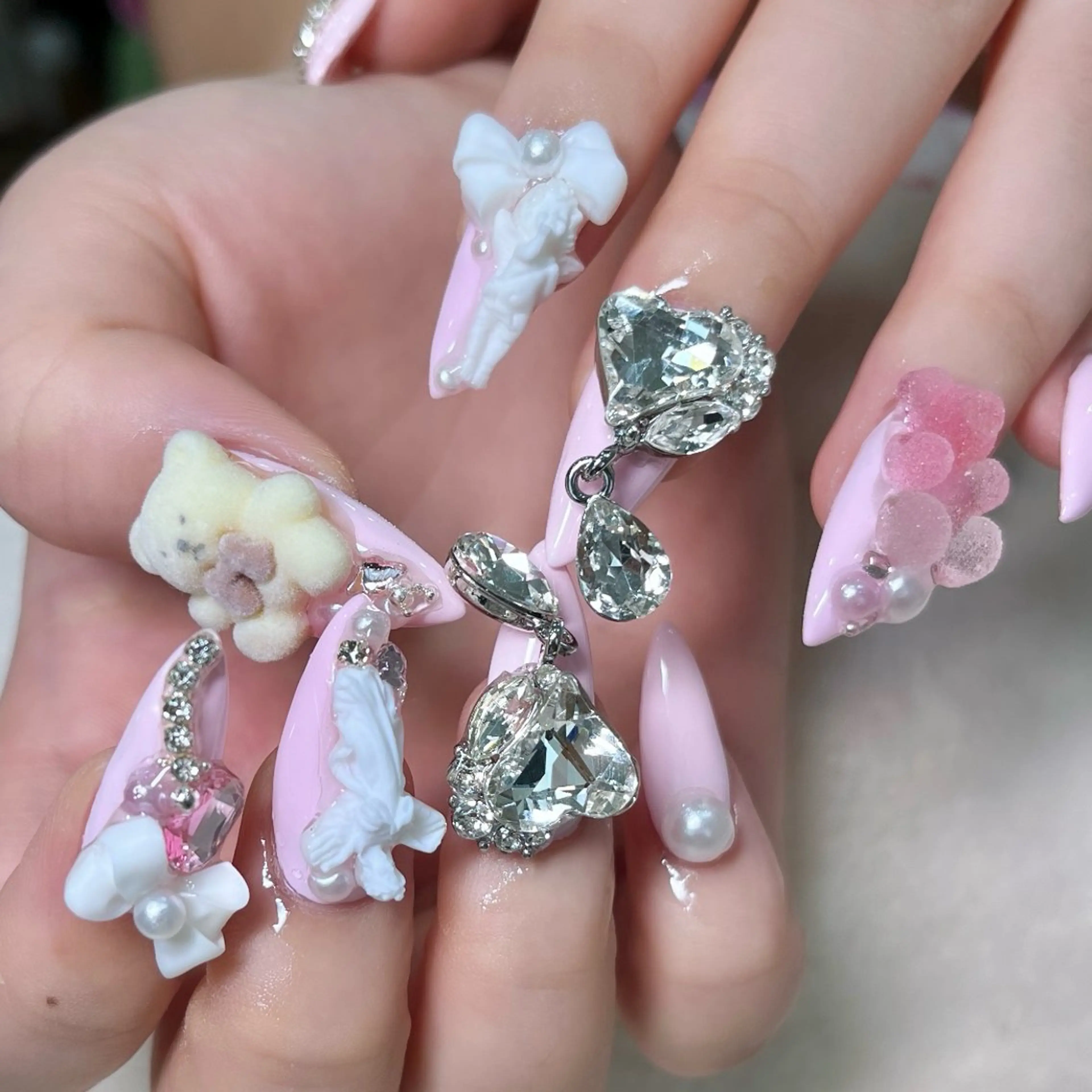 ネイル スカルプネイル ハンドネイル METORO NAILのネイルデザイン