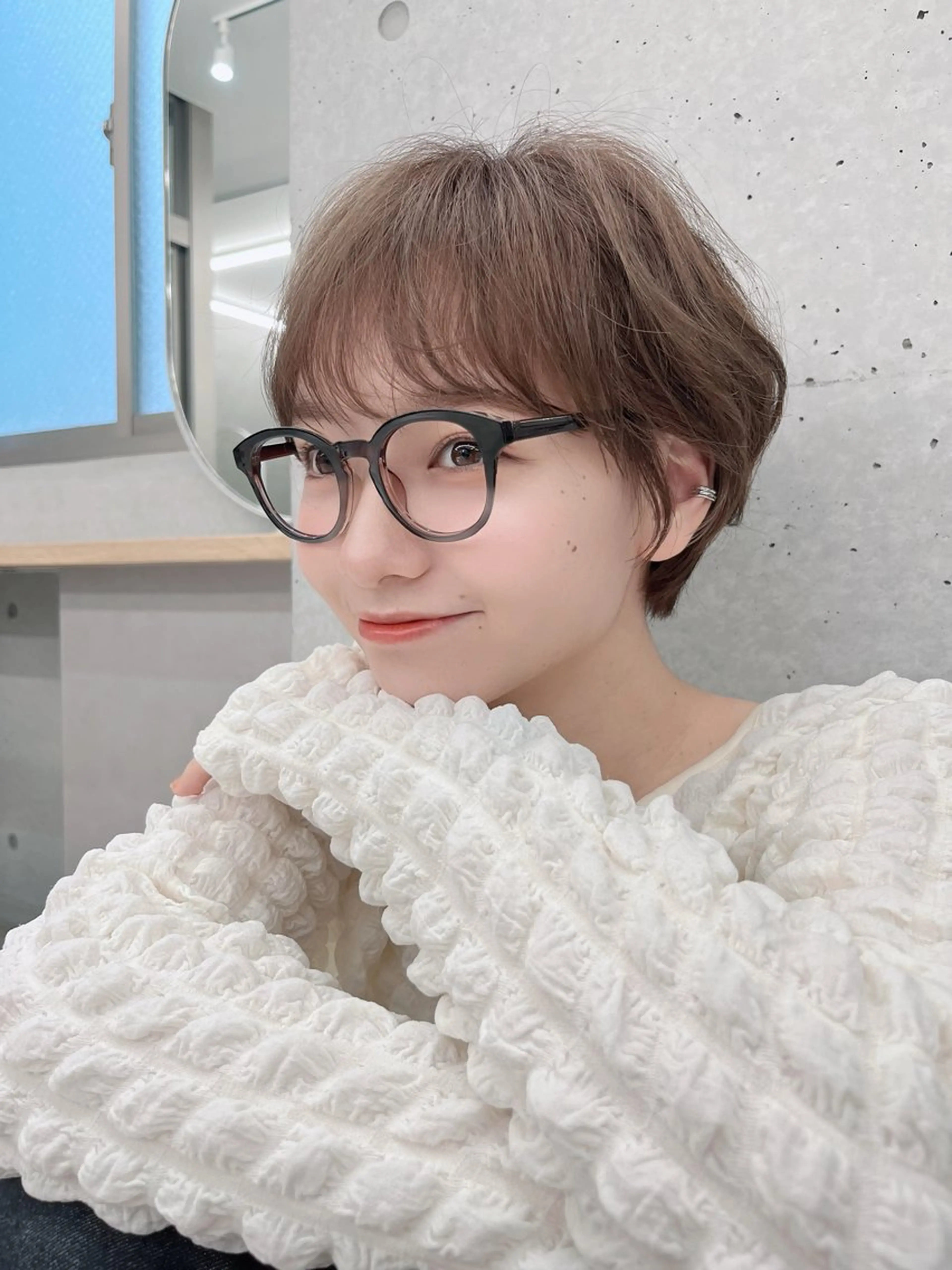 ショート パーマ ショートヘア 似合わせのプロ🌿 ショート/銀座/れんのヘアスタイル