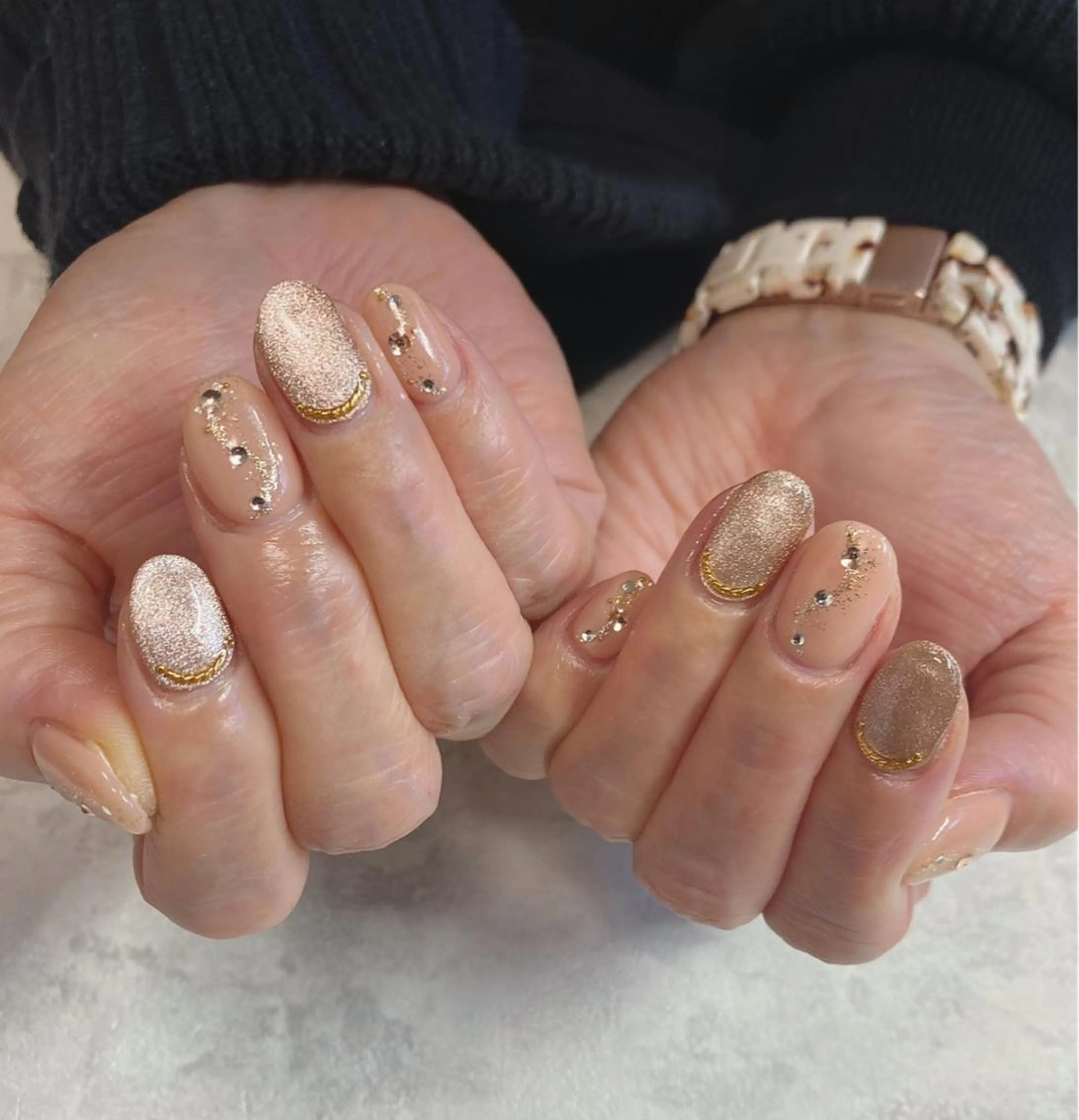 ネイル ハンドネイル 𝑺 𝒏𝒂𝒊𝒍✳︎のネイルデザイン