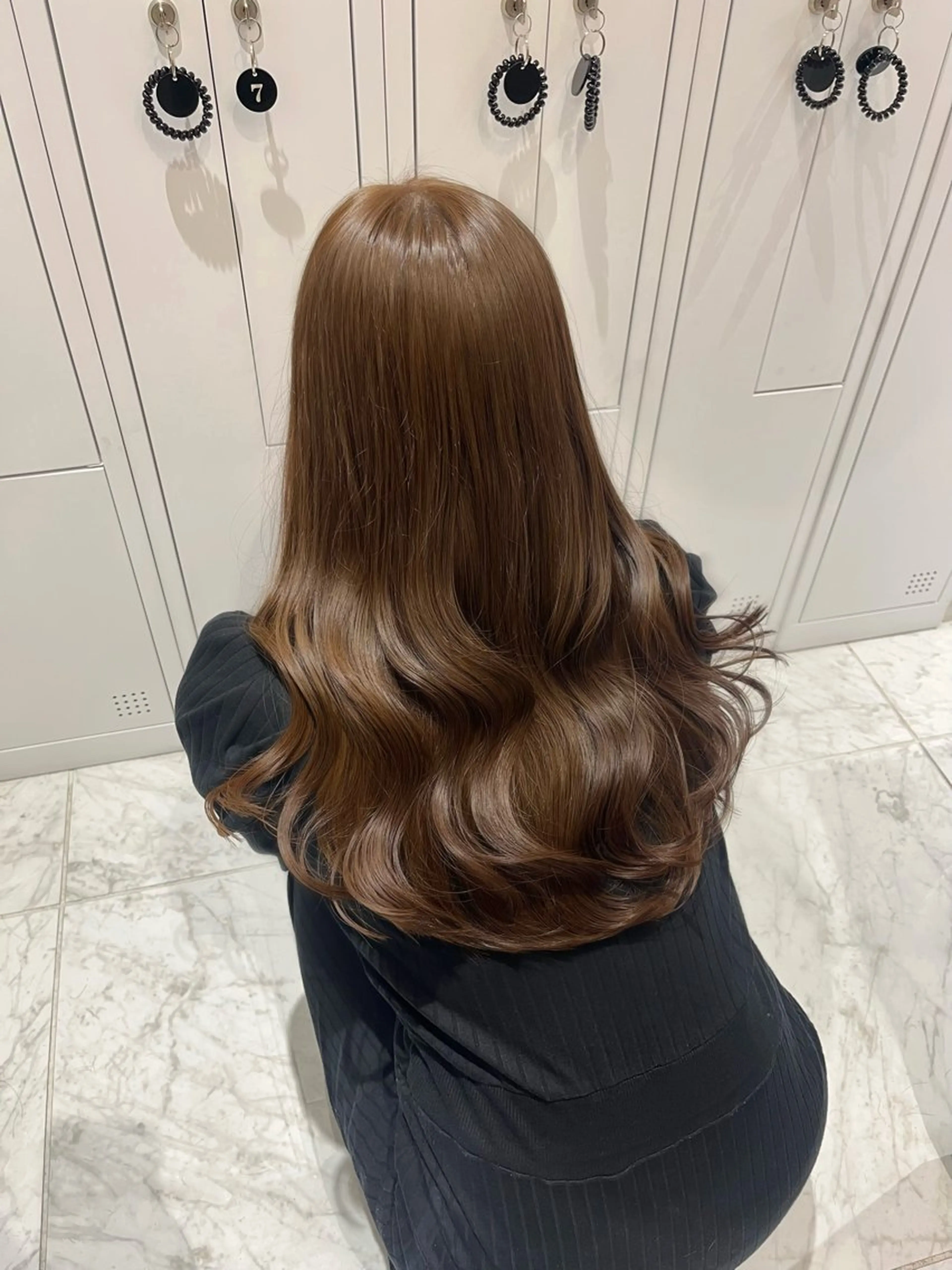 ロング カット ヘアカラー ayane 🩵のヘアスタイル