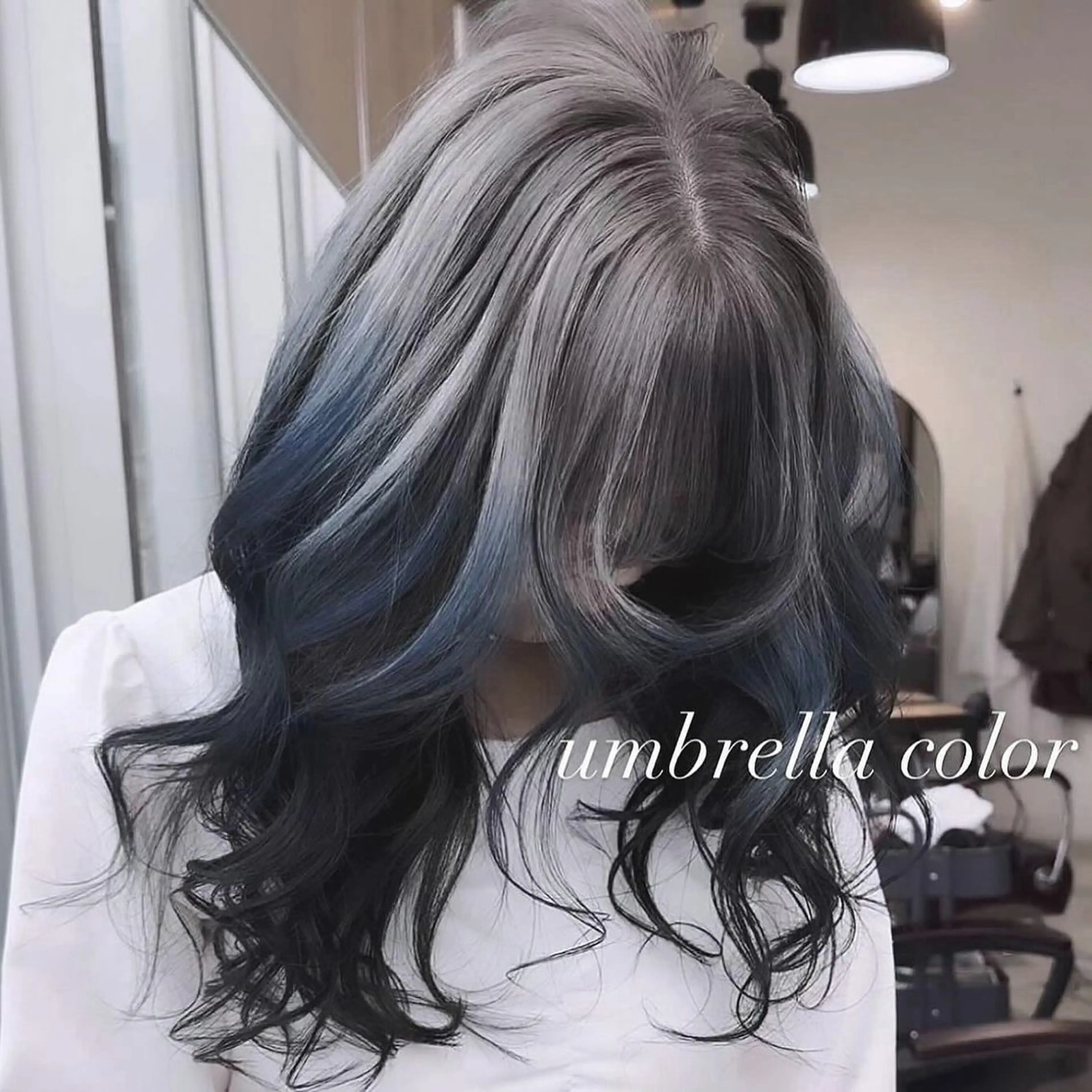 ロング カラー カット ヘアカラー トリートメント ヘアセット 💜ハイトーン💛 マジカルかいちゃんのヘアスタイル